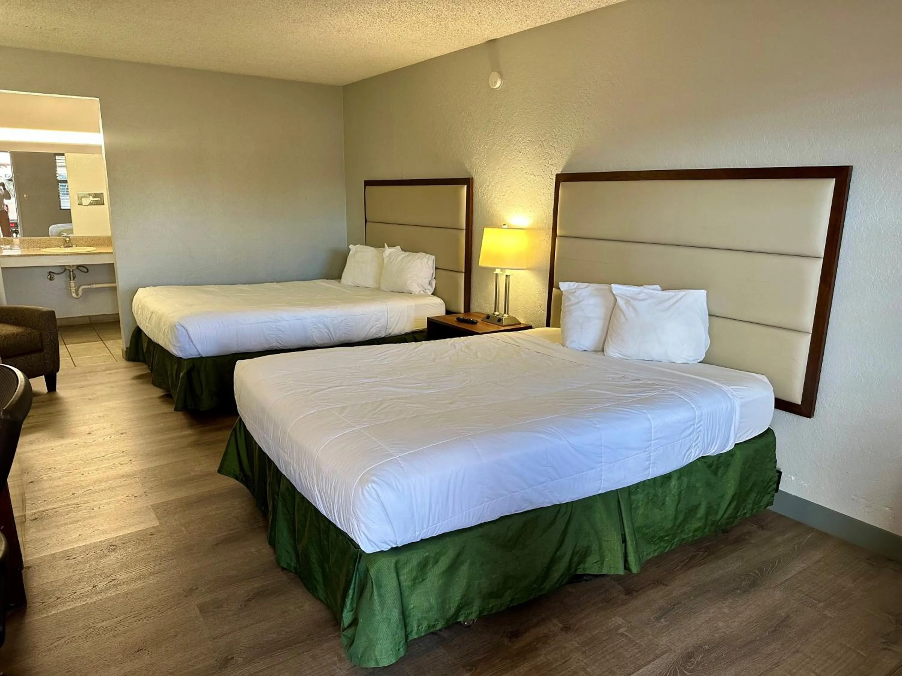 Bed in Silver Queen Inn