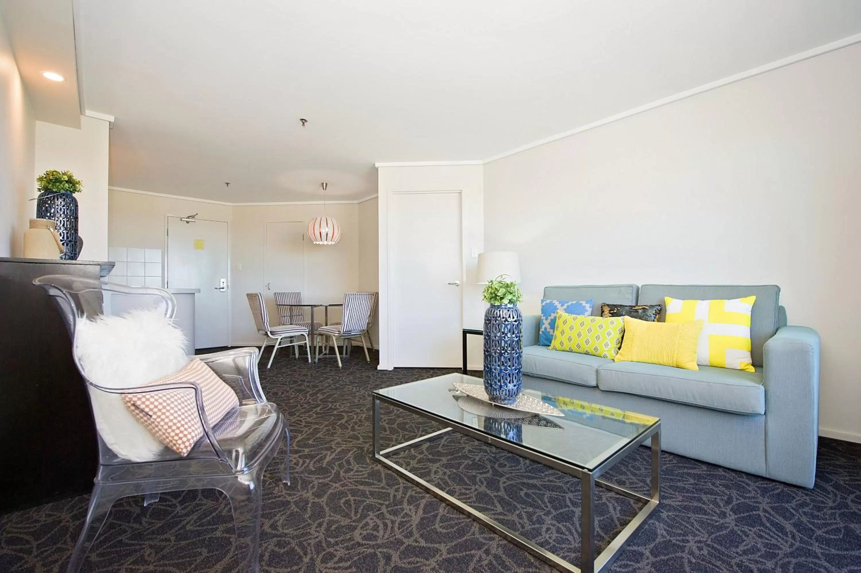 Communal lounge/ TV room in The Lord Forrest Hotel