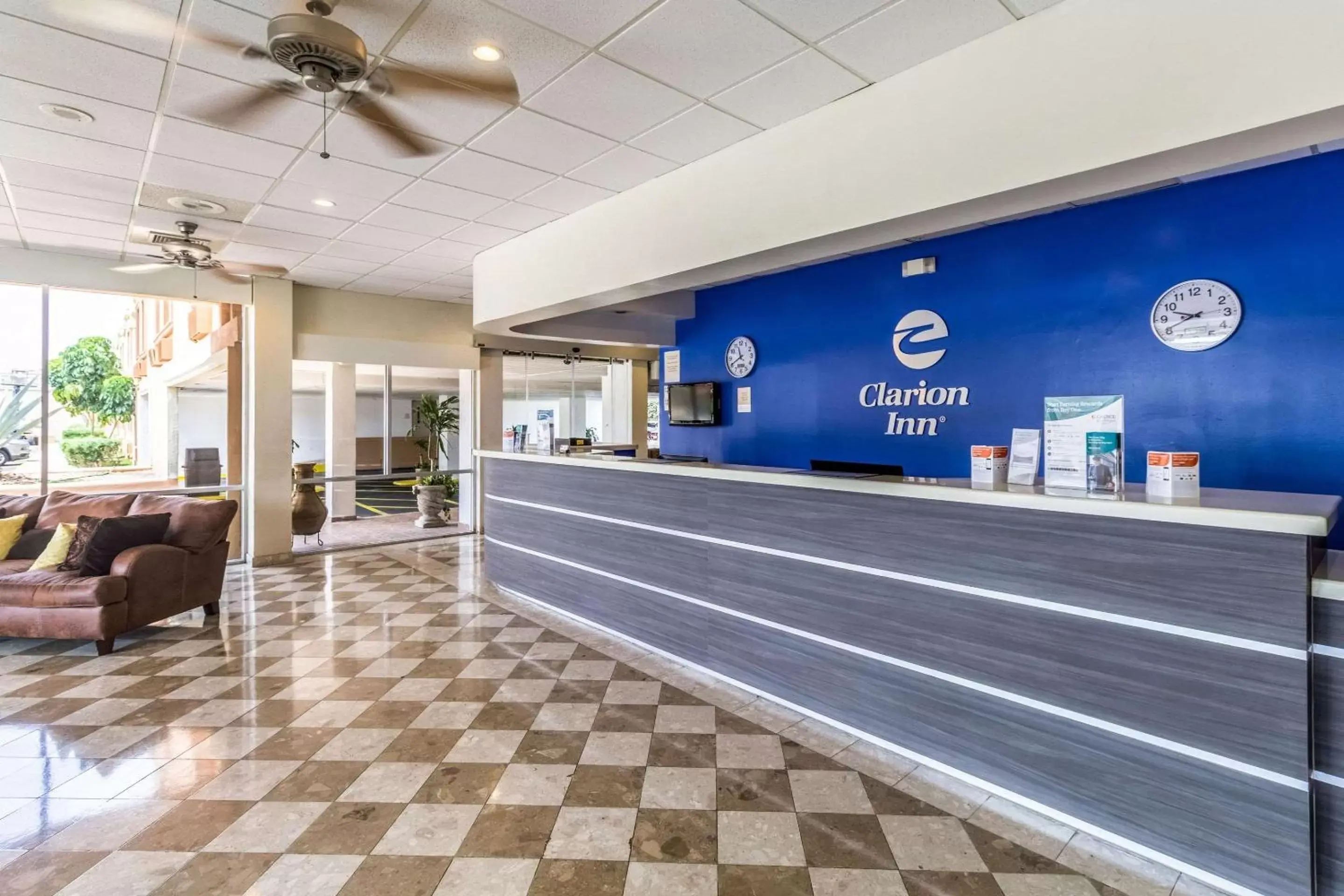 Lobby or reception in Clarion Inn near McAllen Airport Lobby or reception in Clarion Inn near McAllen Airport