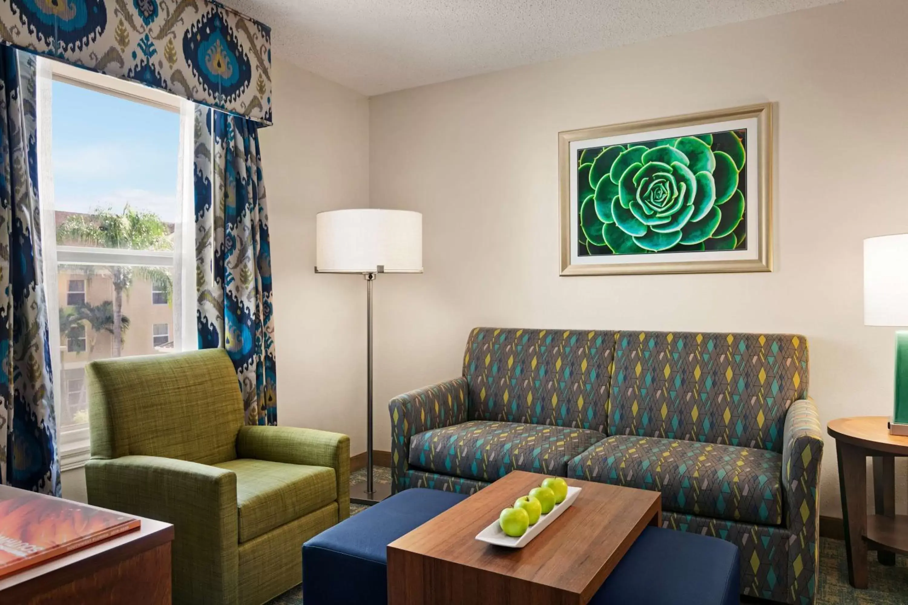 Living room, Seating Area in Homewood Suites by Hilton Fort Myers