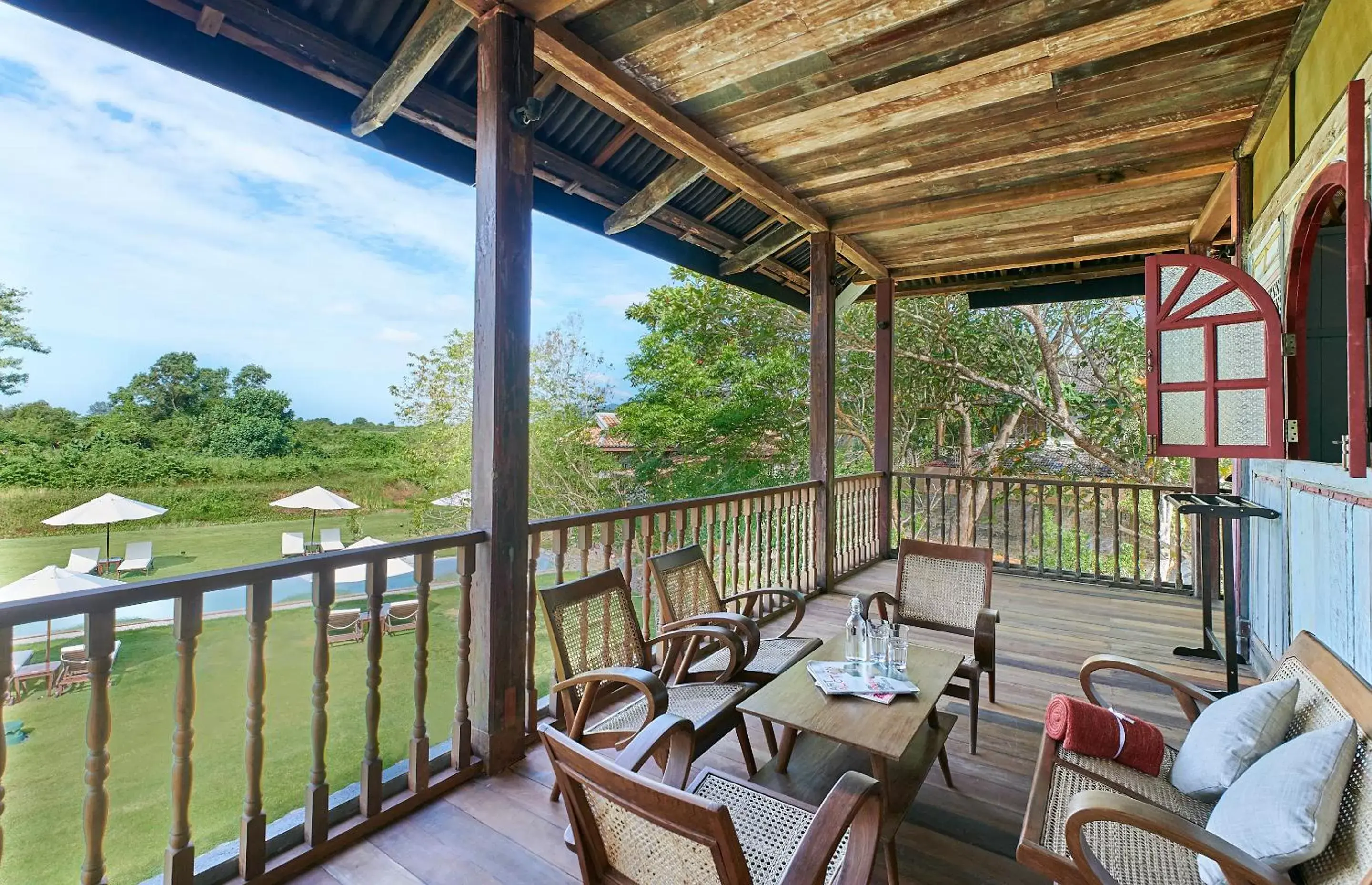 Balcony/Terrace in Temple Tree Resort