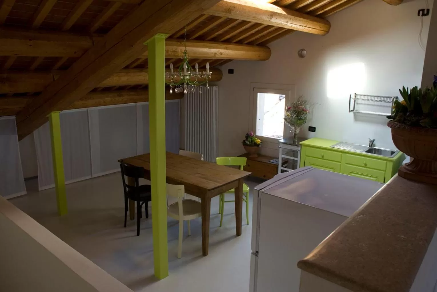 Communal kitchen in B&B Cittabella