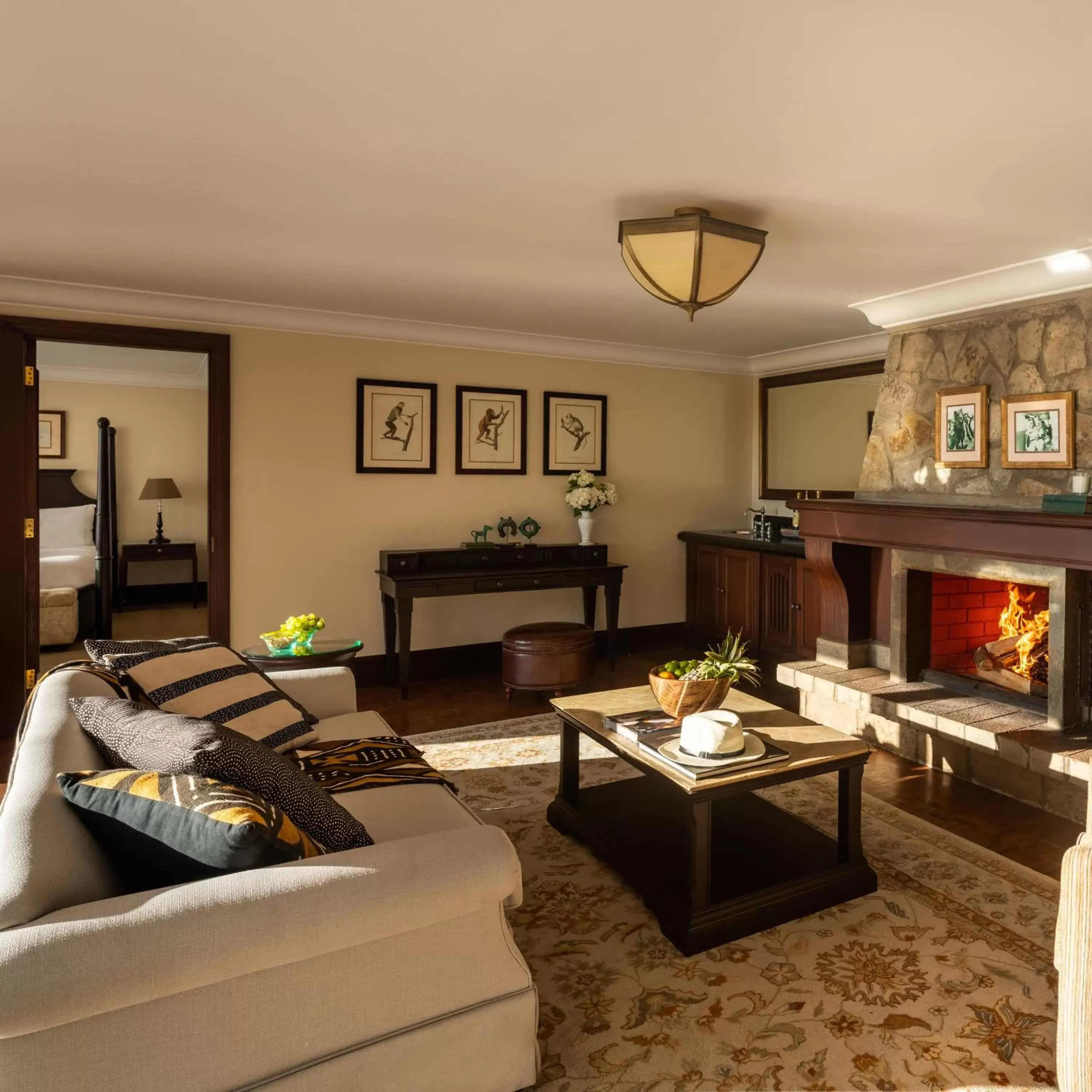 Living room, Seating Area in Fairmont Mount Kenya Safari Club