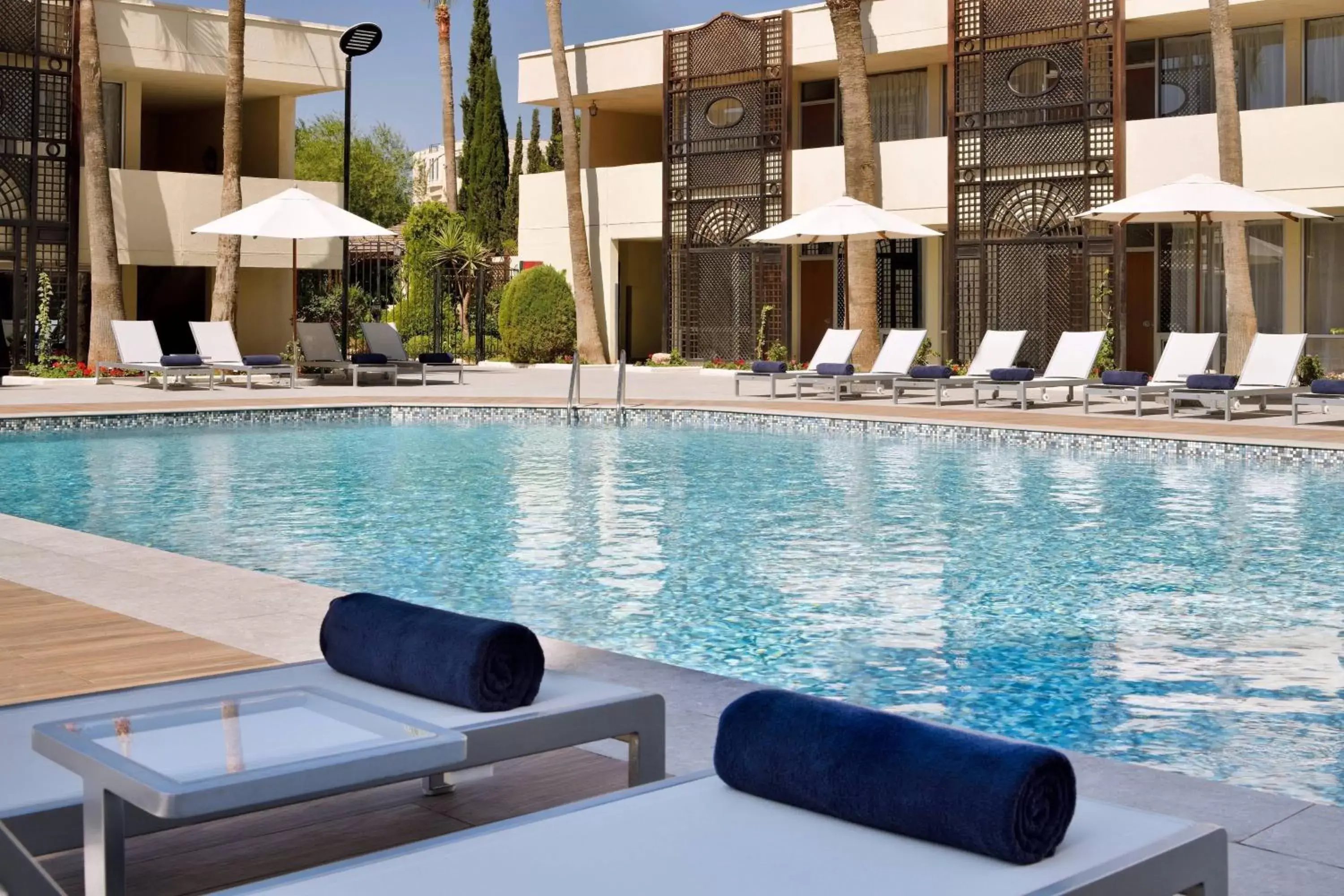 Swimming Pool in Amman Marriott Hotel