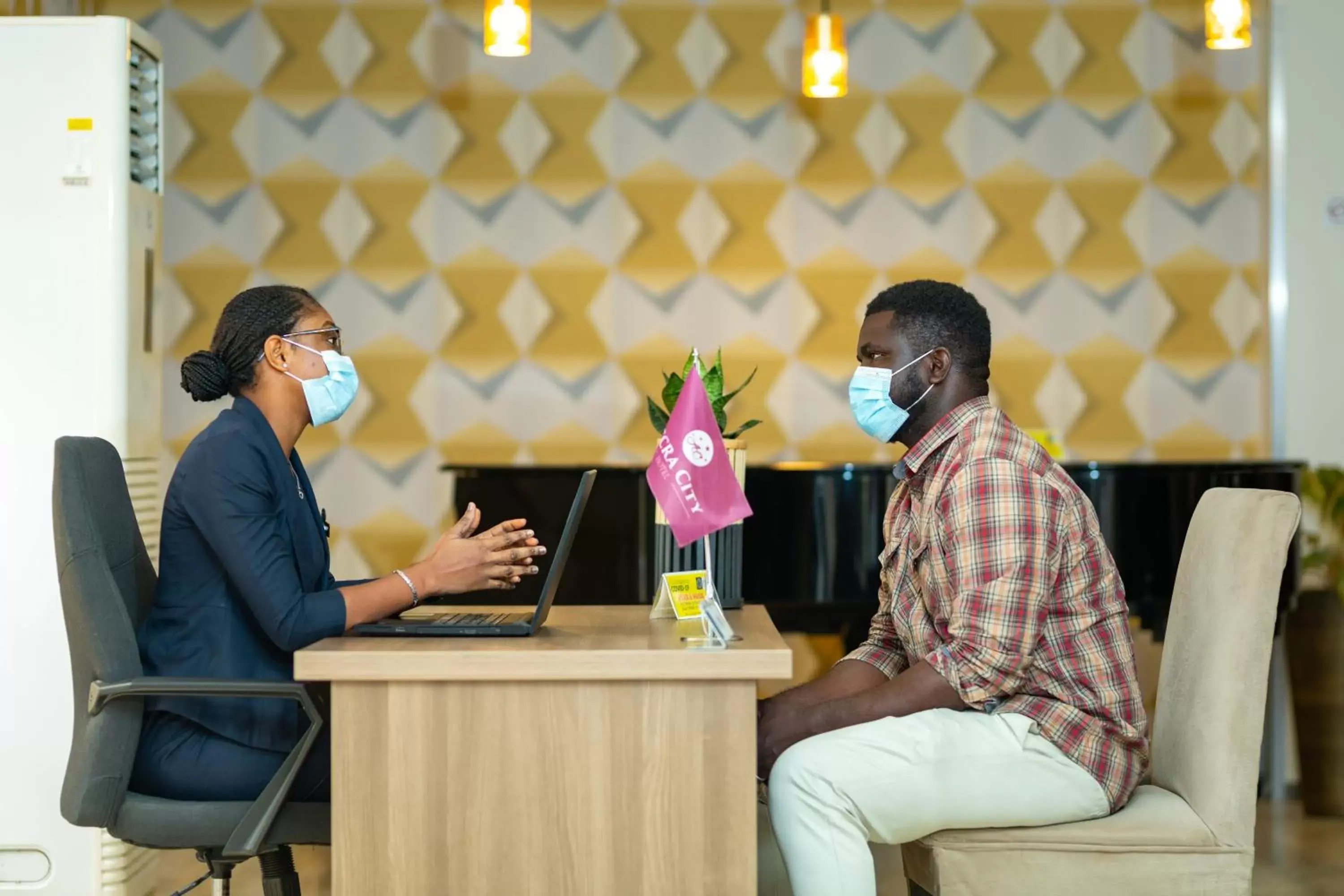 Staff, Lobby/Reception in Accra City Hotel