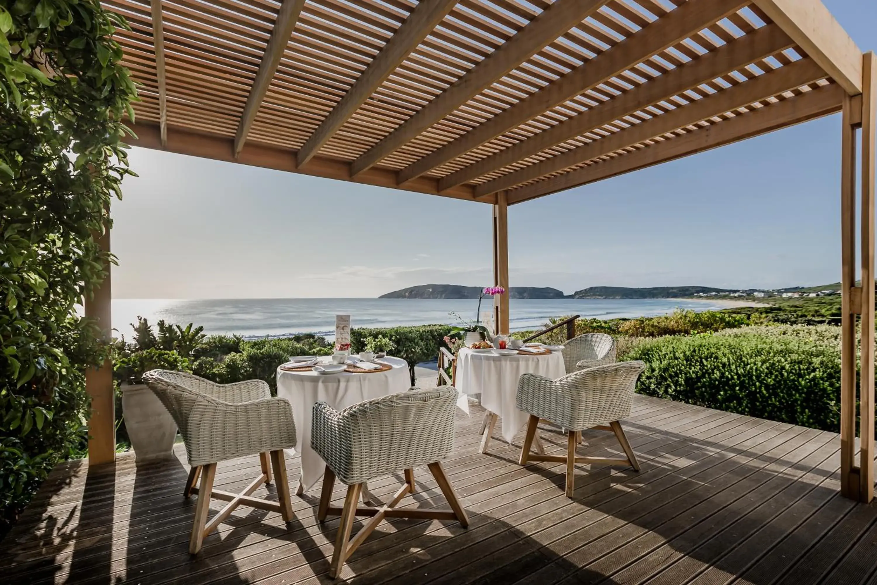 Patio in Robberg Beach Lodge - Lion Roars Hotels & Lodges