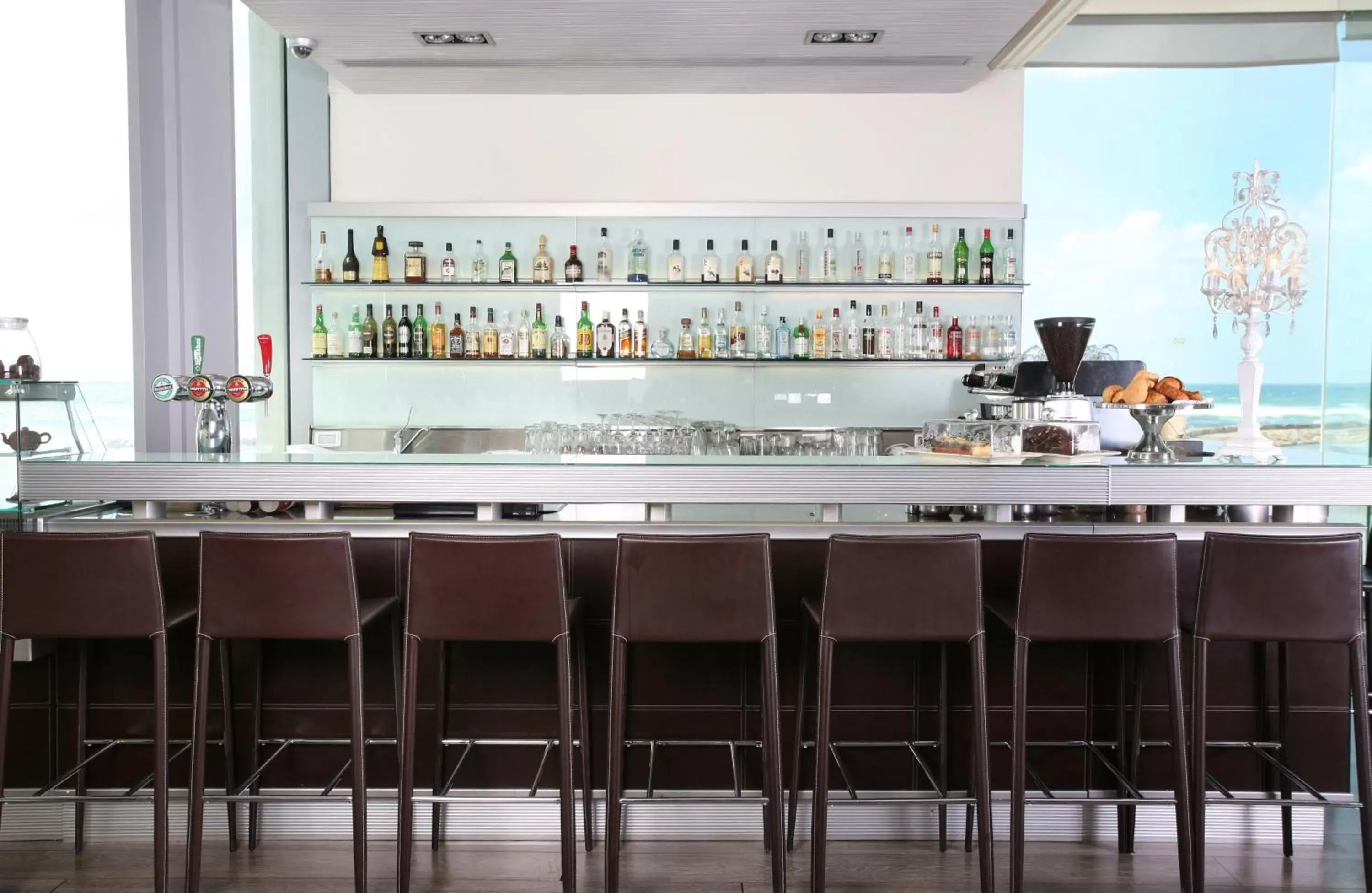 Property building, Lounge/Bar in Crowne Plaza Tel Aviv Beach, an IHG Hotel