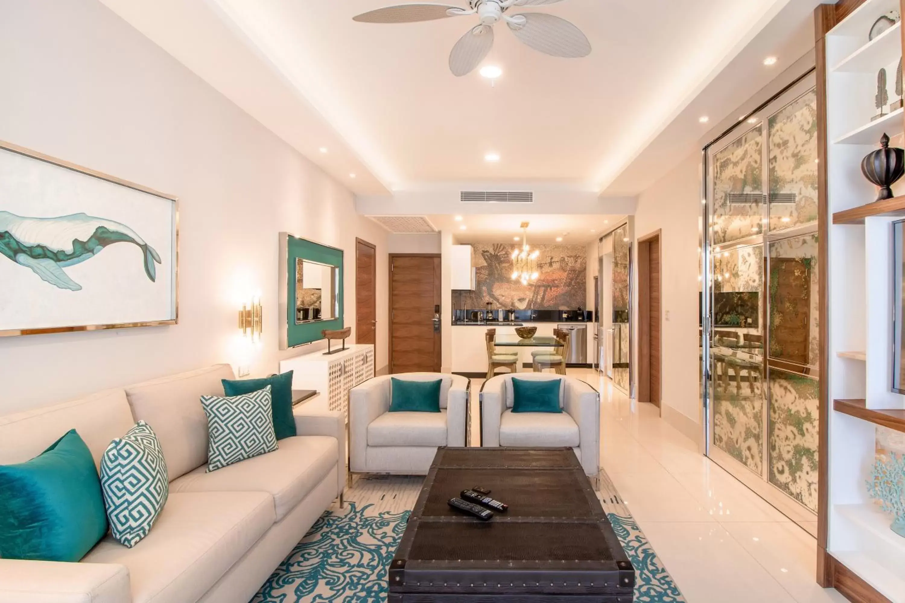 Living room, Seating Area in Garza Blanca Resort & Spa Los Cabos