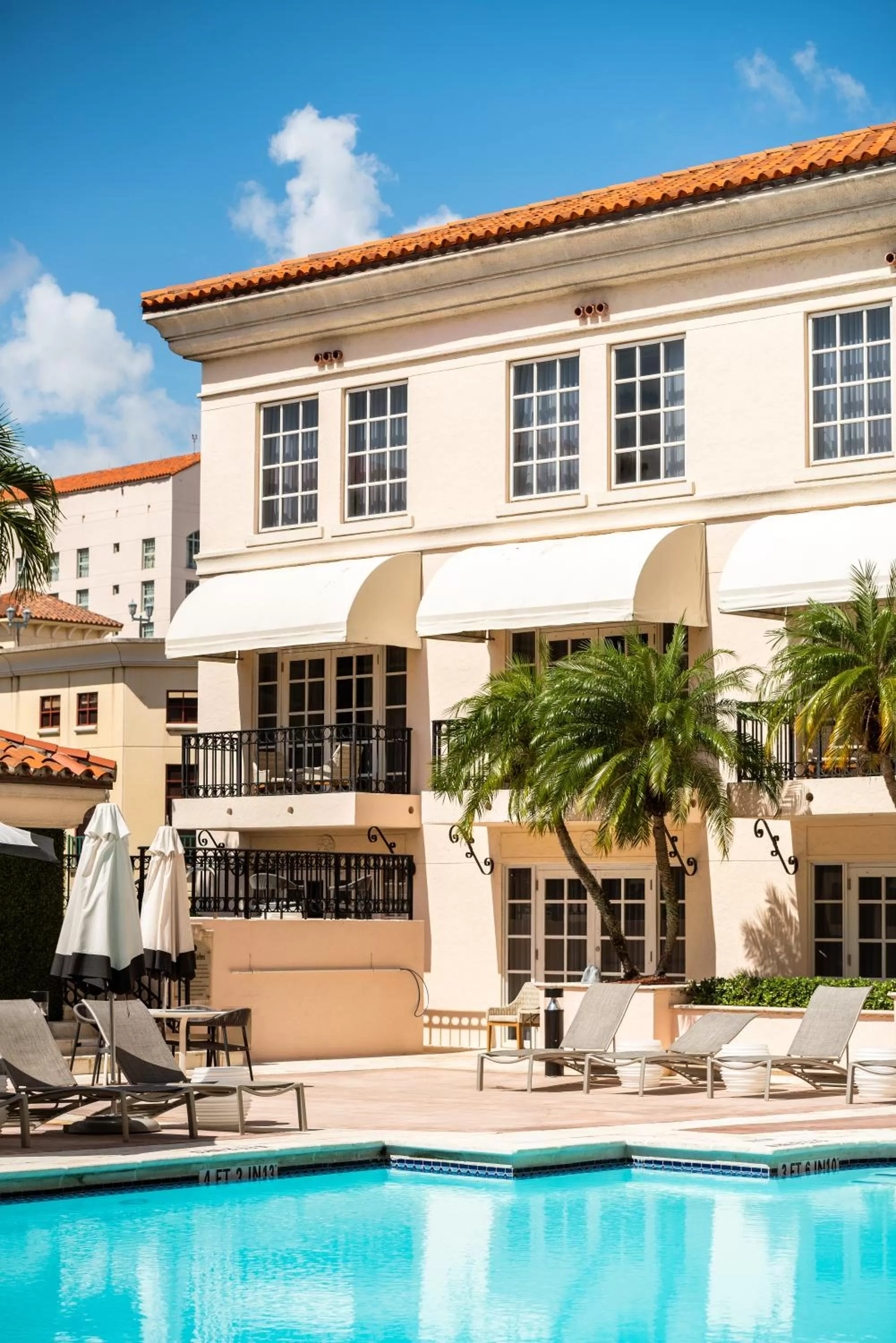 Pool view in Hyatt Regency Coral Gables in Miami