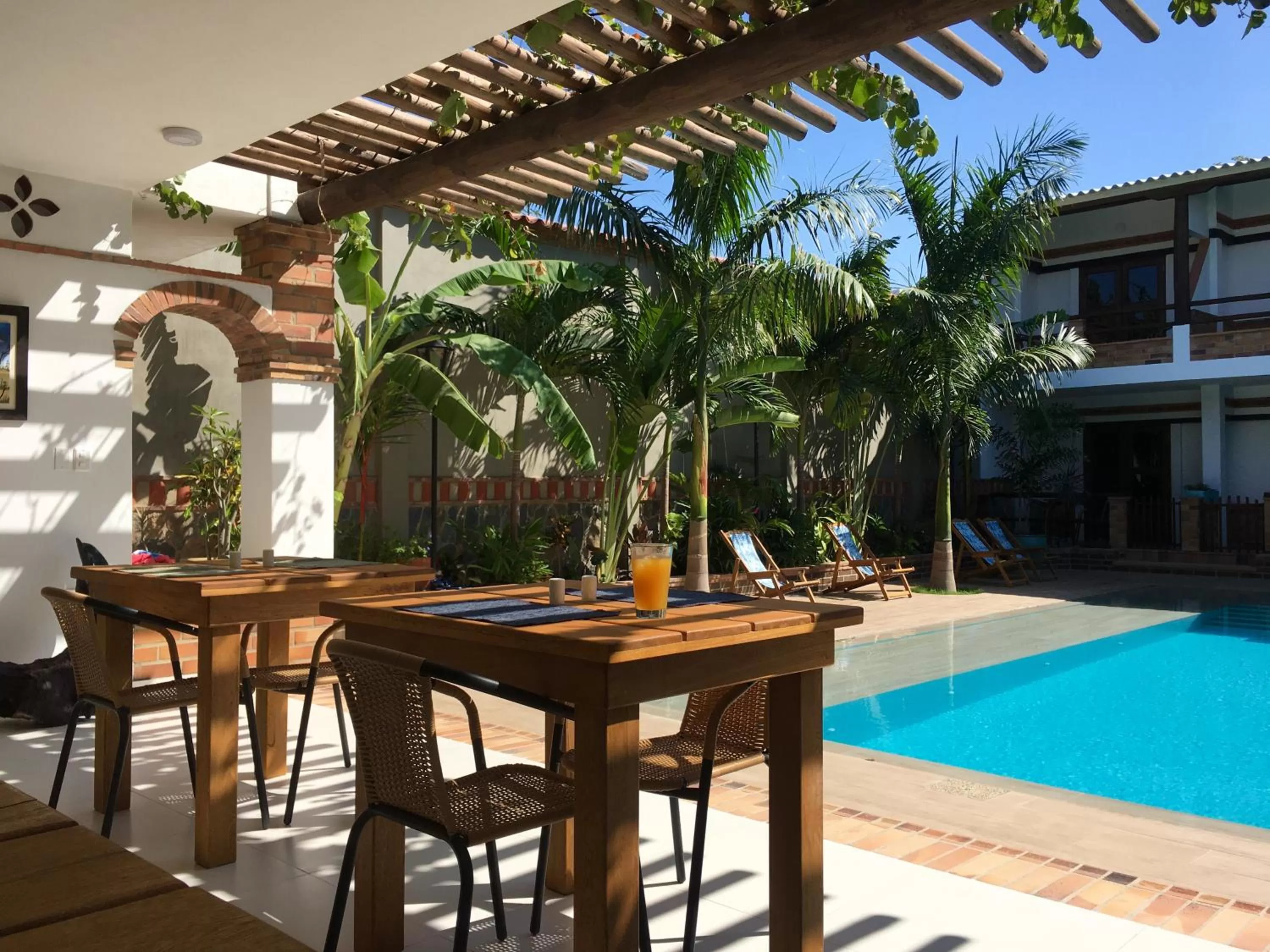 Pool view in Camali Hotel