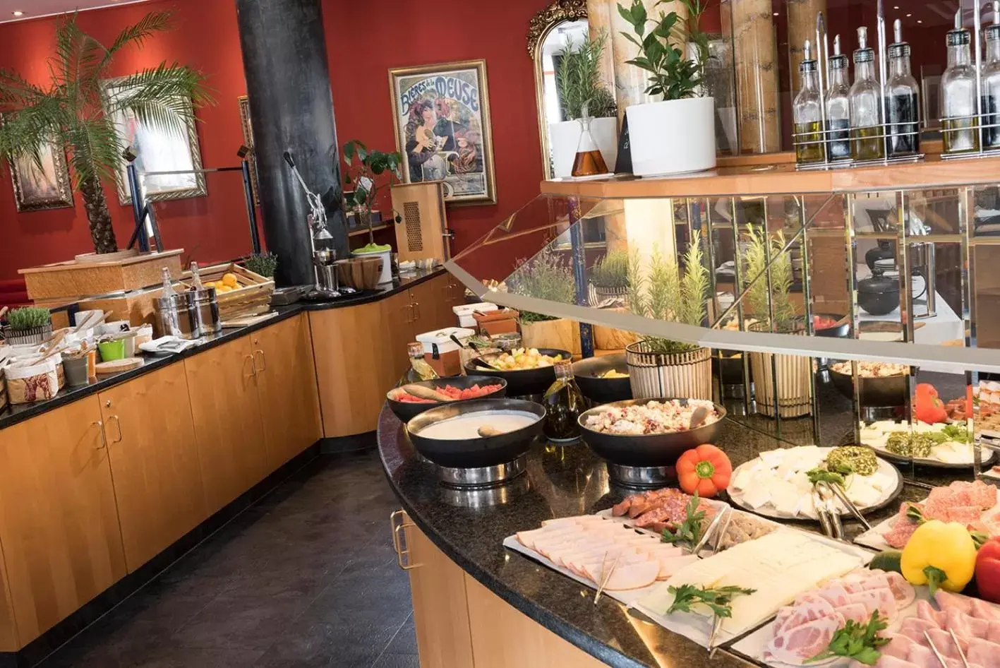 Buffet breakfast, Food in Radisson Blu Hotel Halle-Merseburg