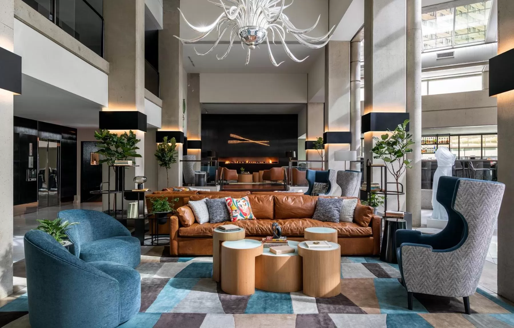 Lobby or reception in Hotel Murano