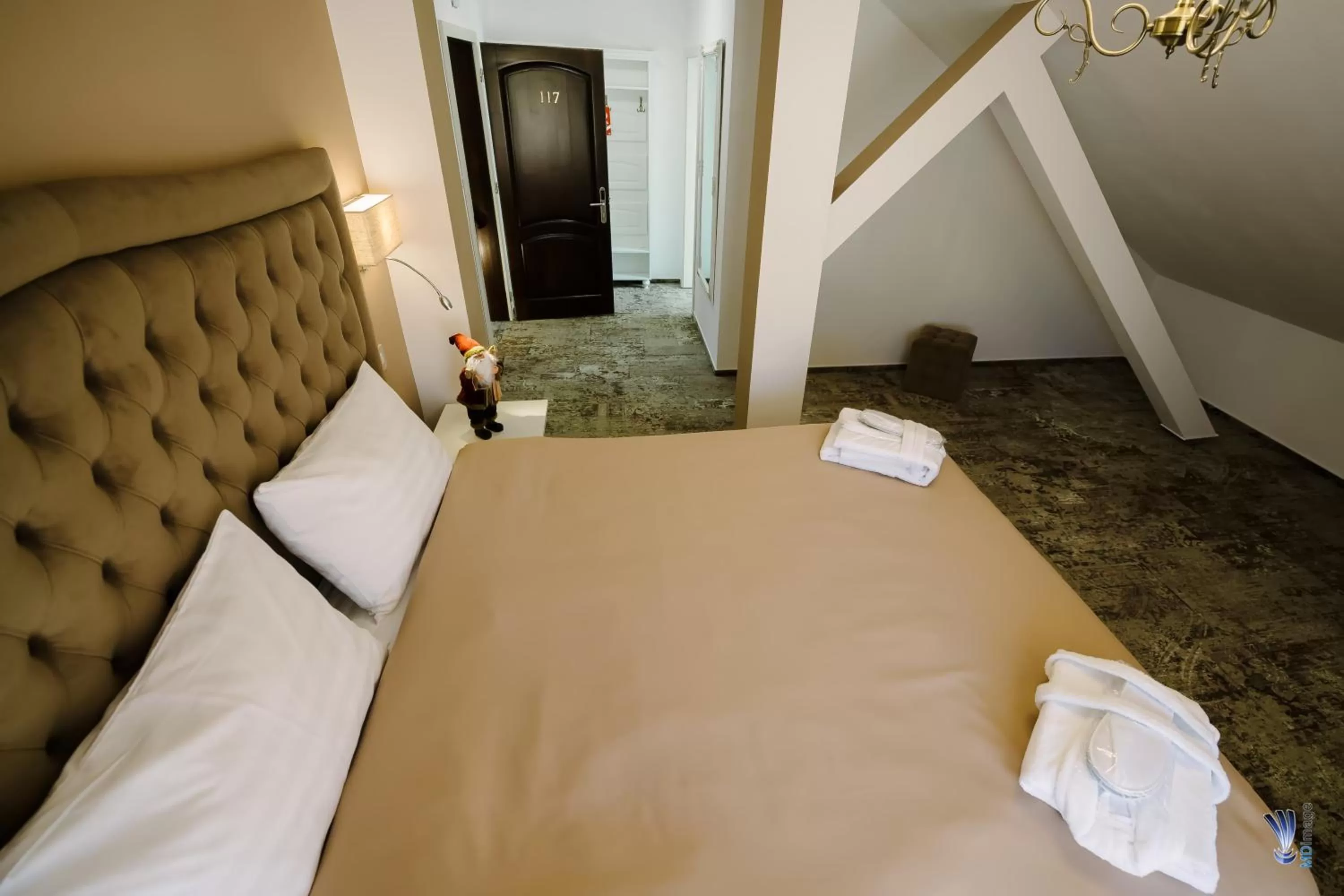 Bed in Hotel La Belle Epoque