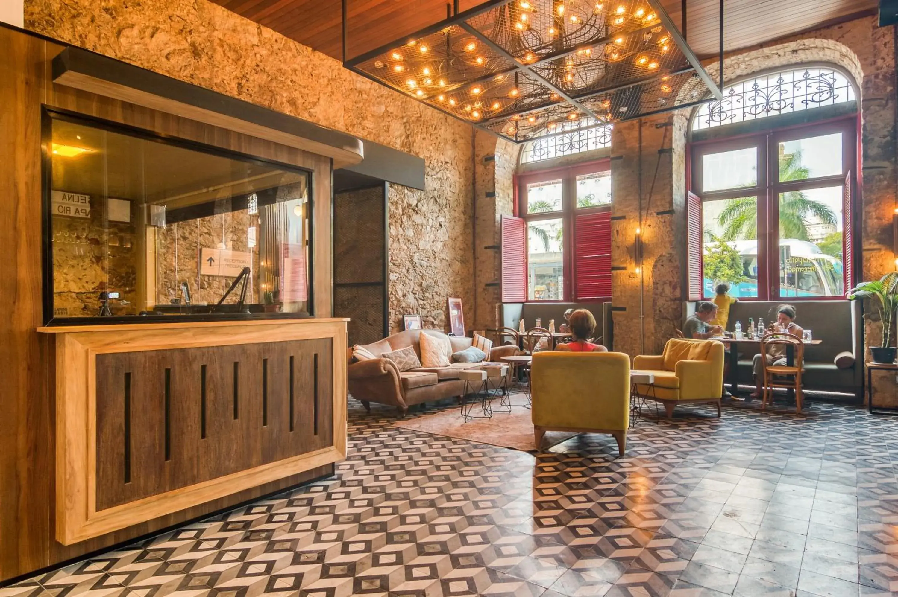 Lobby or reception in Socialtel Lapa Rio de Janeiro Lobby or reception in Socialtel Lapa Rio de Janeiro