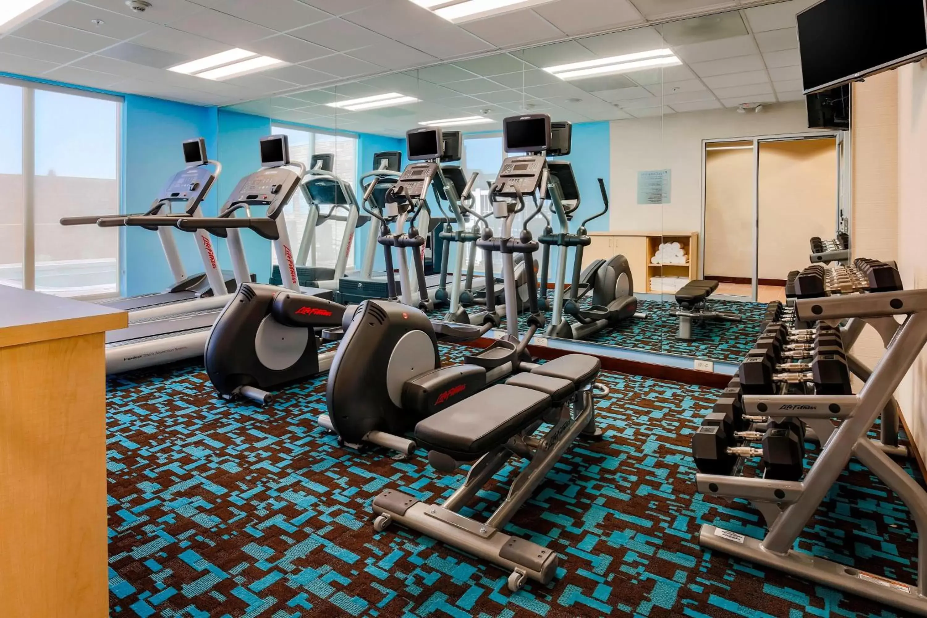 Fitness centre/facilities, Fitness Center/Facilities in Fairfield Inn & Suites by Marriott Pecos