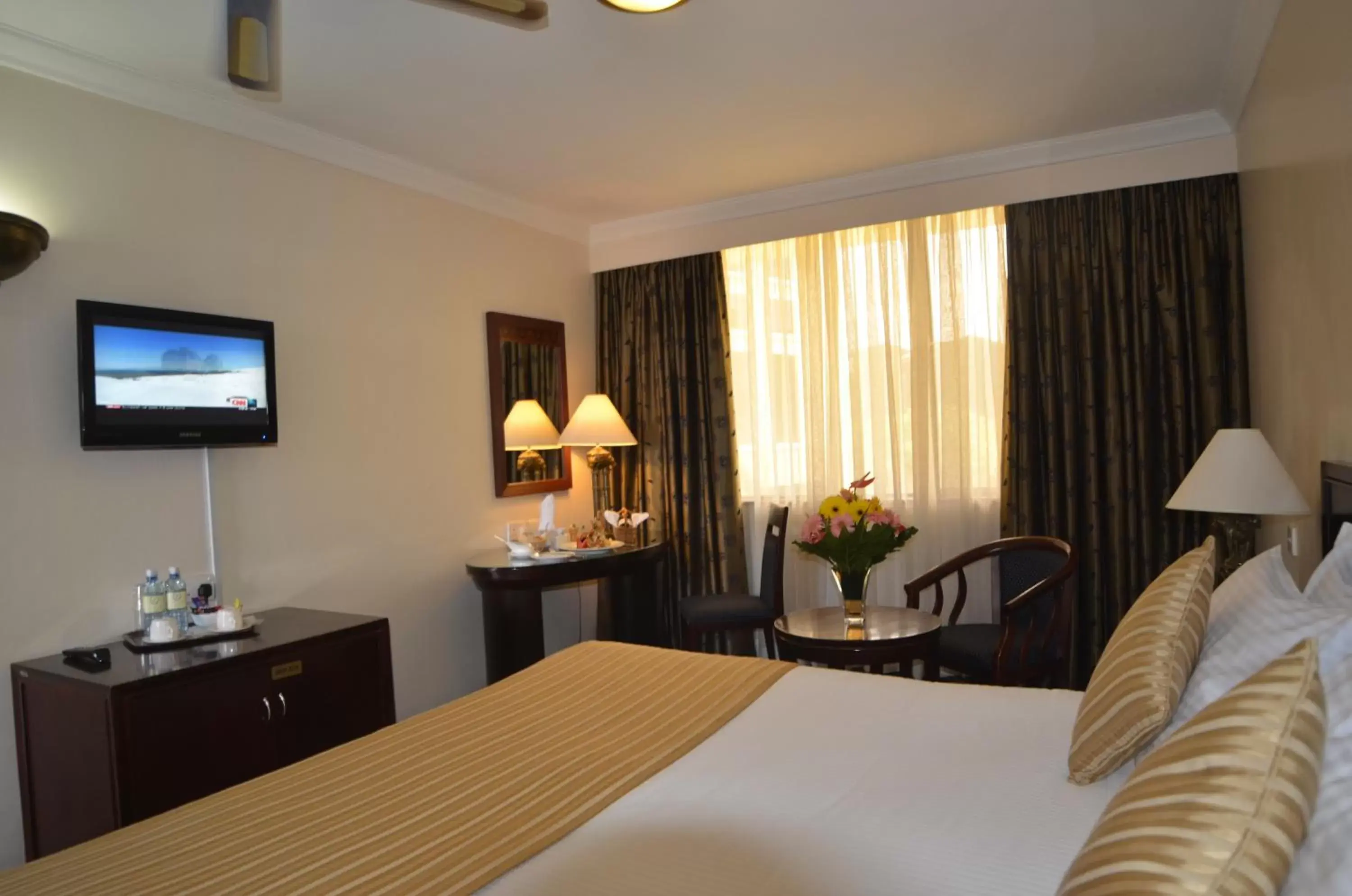 Bed in Jacaranda Hotel Nairobi