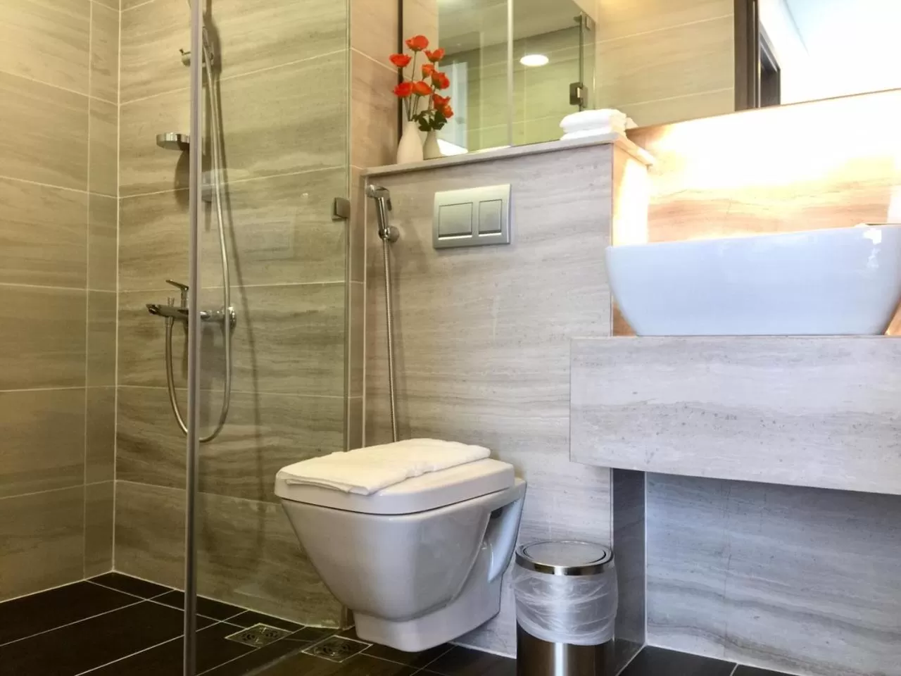 Bathroom in Aurora Western Village