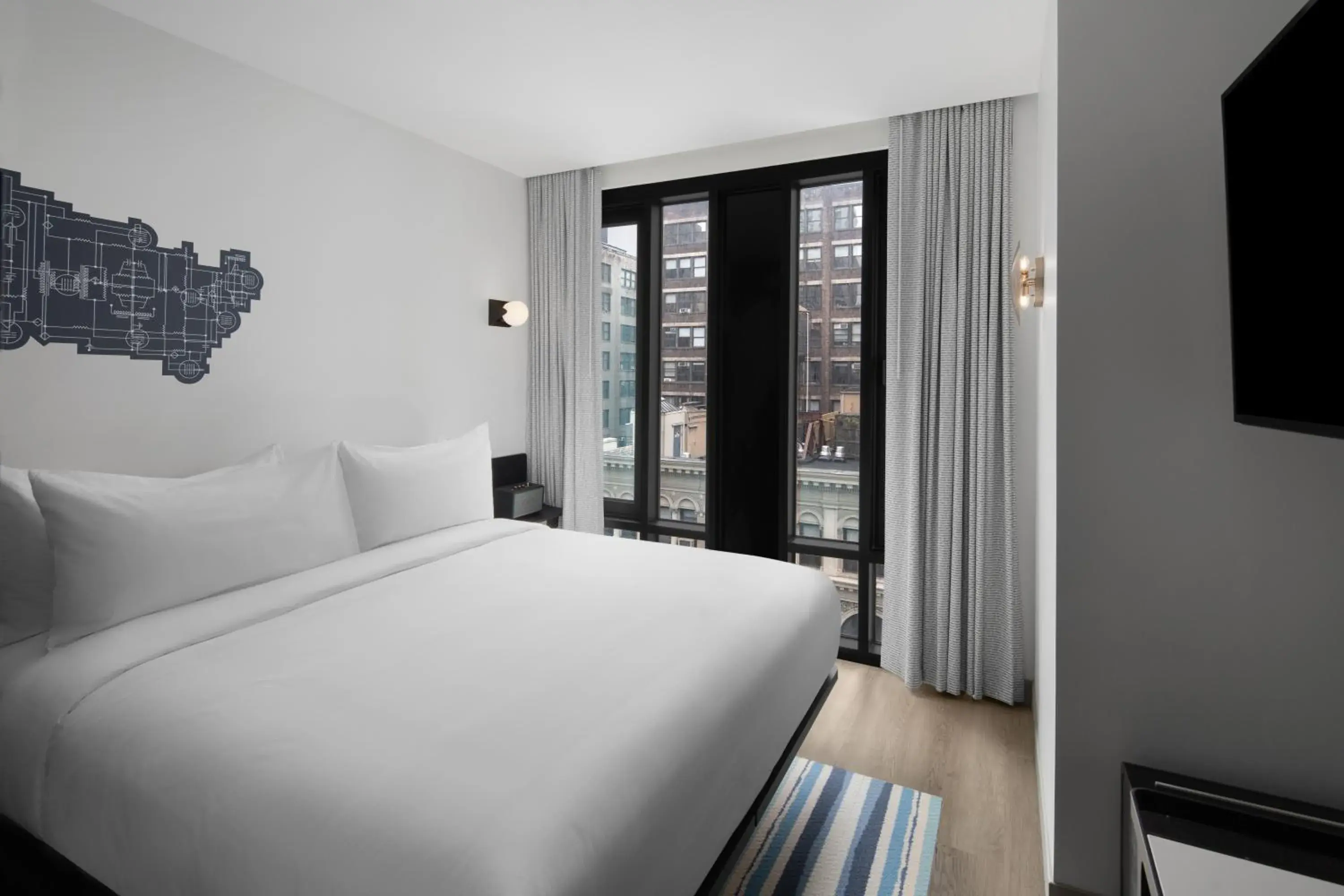 Bedroom, Bed in Aloft New York Chelsea