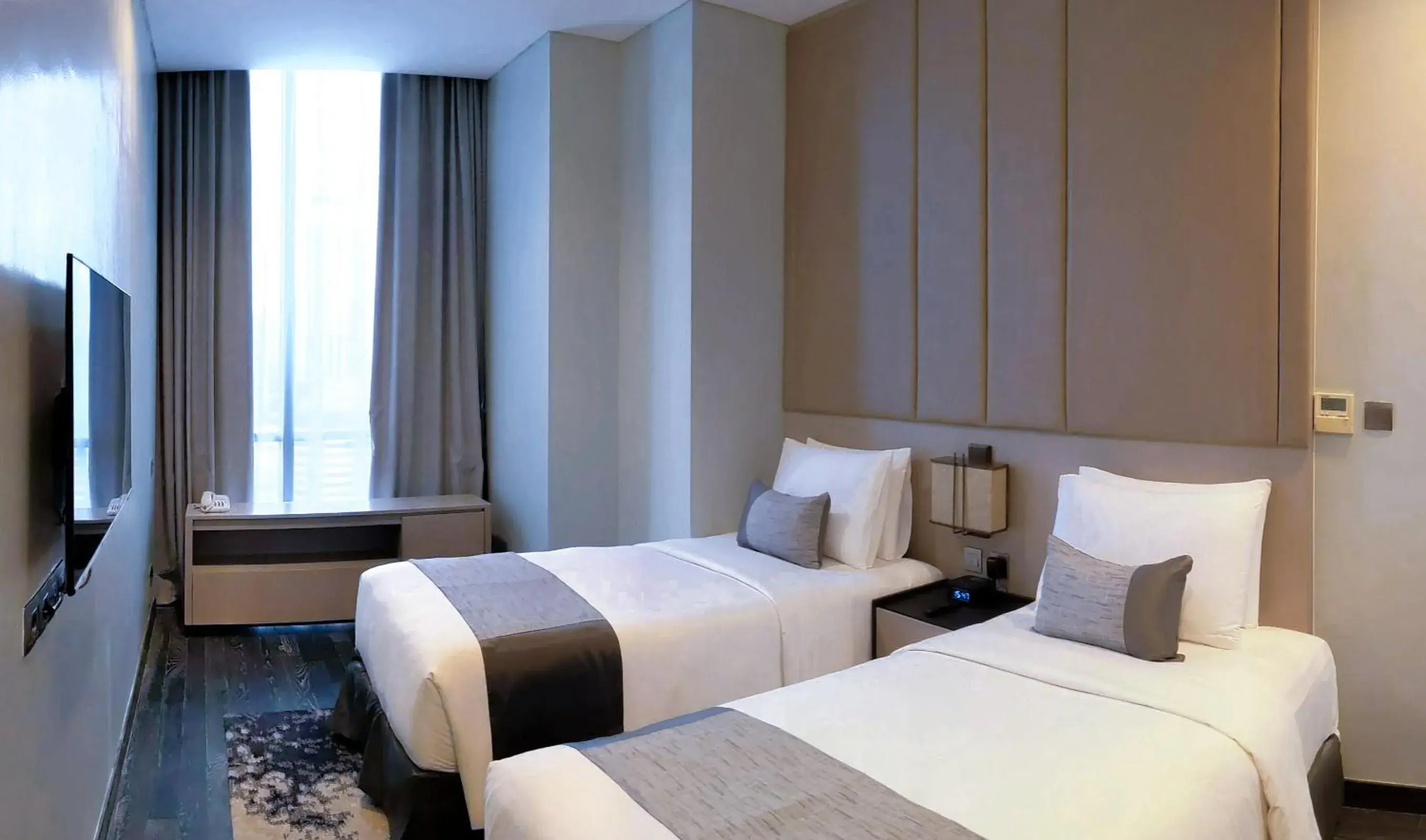 Bedroom, Bed in Crowne Plaza Jakarta Residences, an IHG Hotel Bedroom, Bed in Crowne Plaza Jakarta Residences, an IHG Hotel
