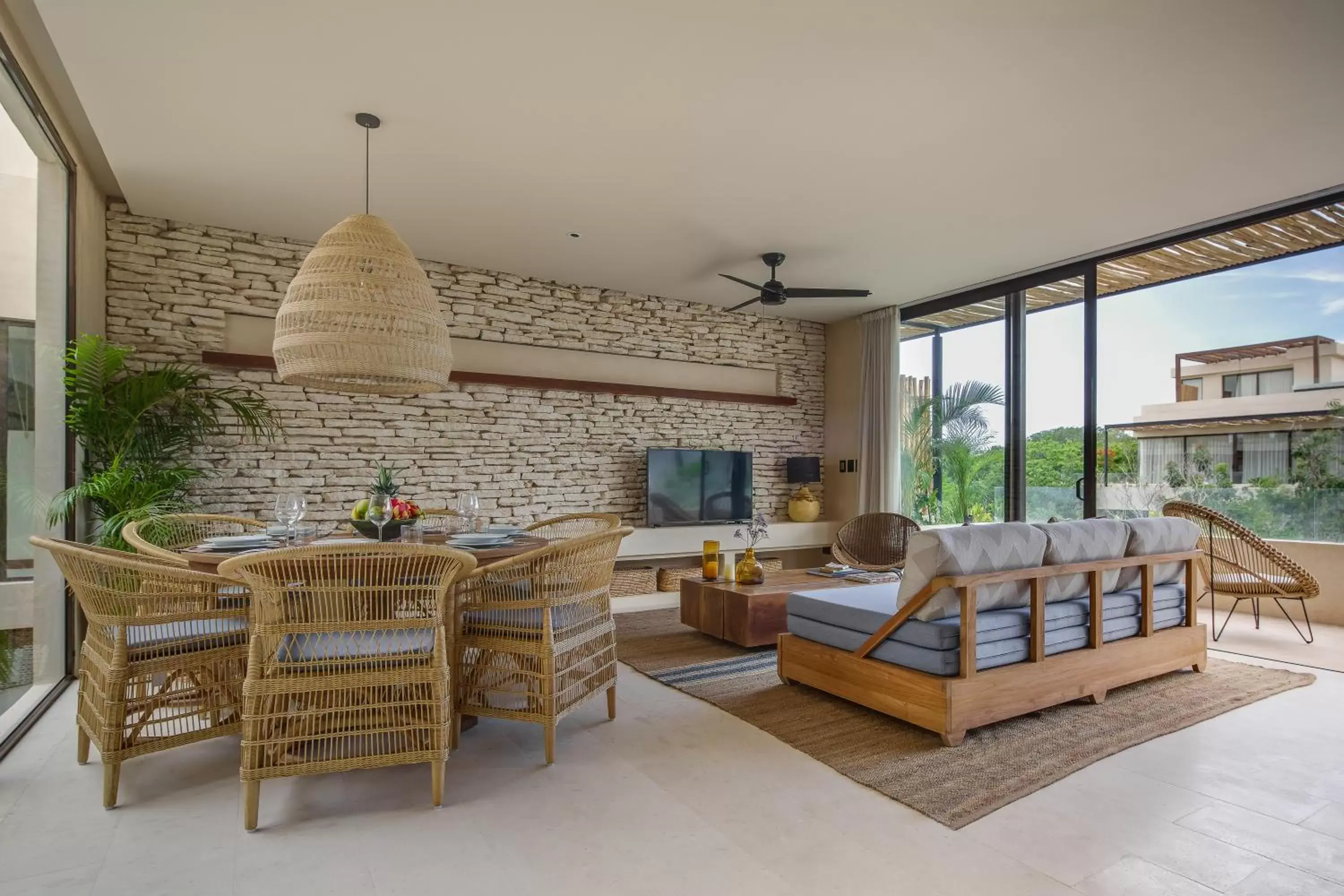 Living room, Seating Area in Copal Tulum Hotel