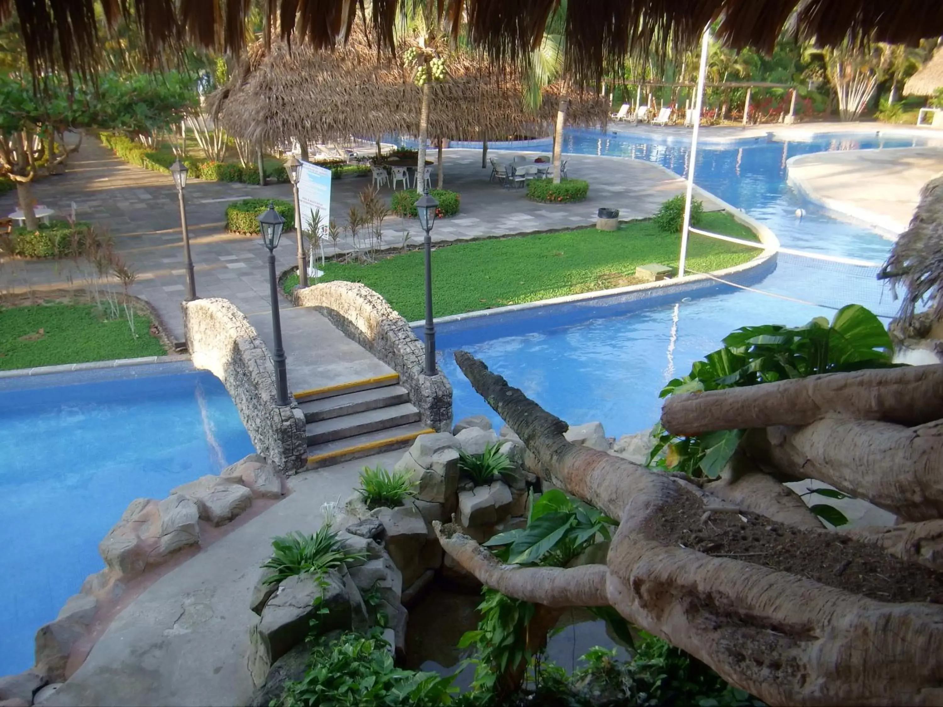 Bird's eye view, Pool View in Amatique Bay Hotel