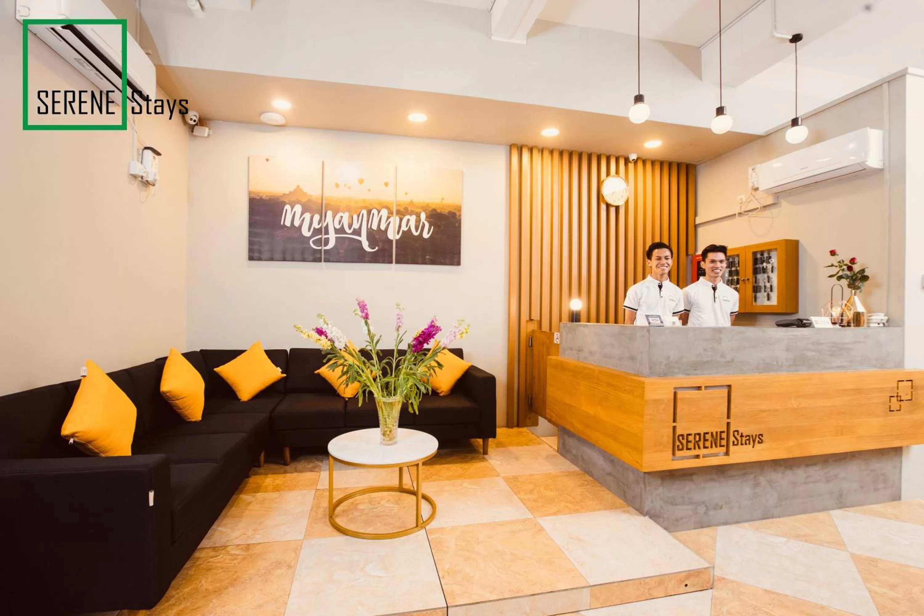 Staff in SERENE Stays Hotel