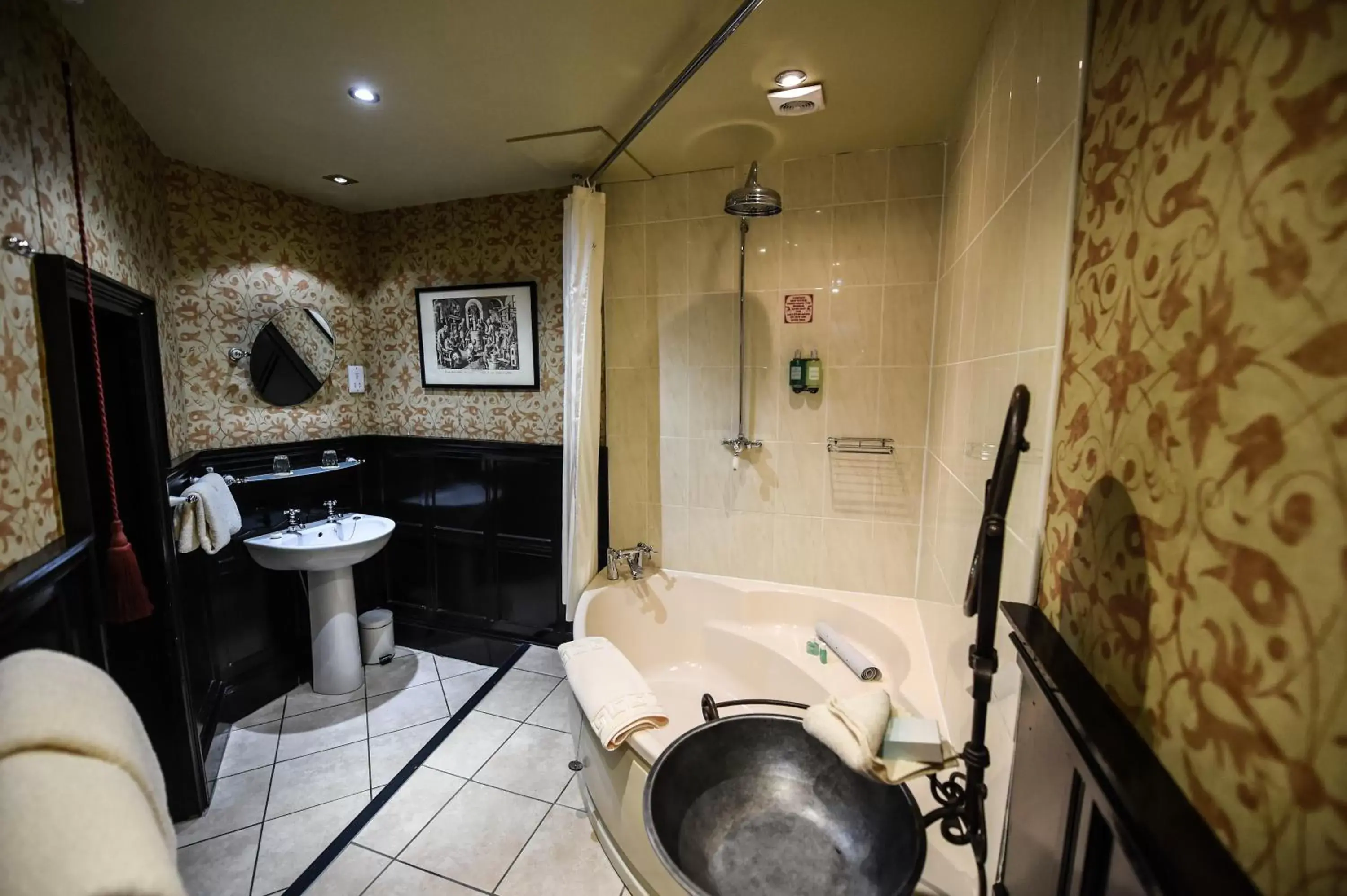 Bathroom in Lumley Castle Hotel