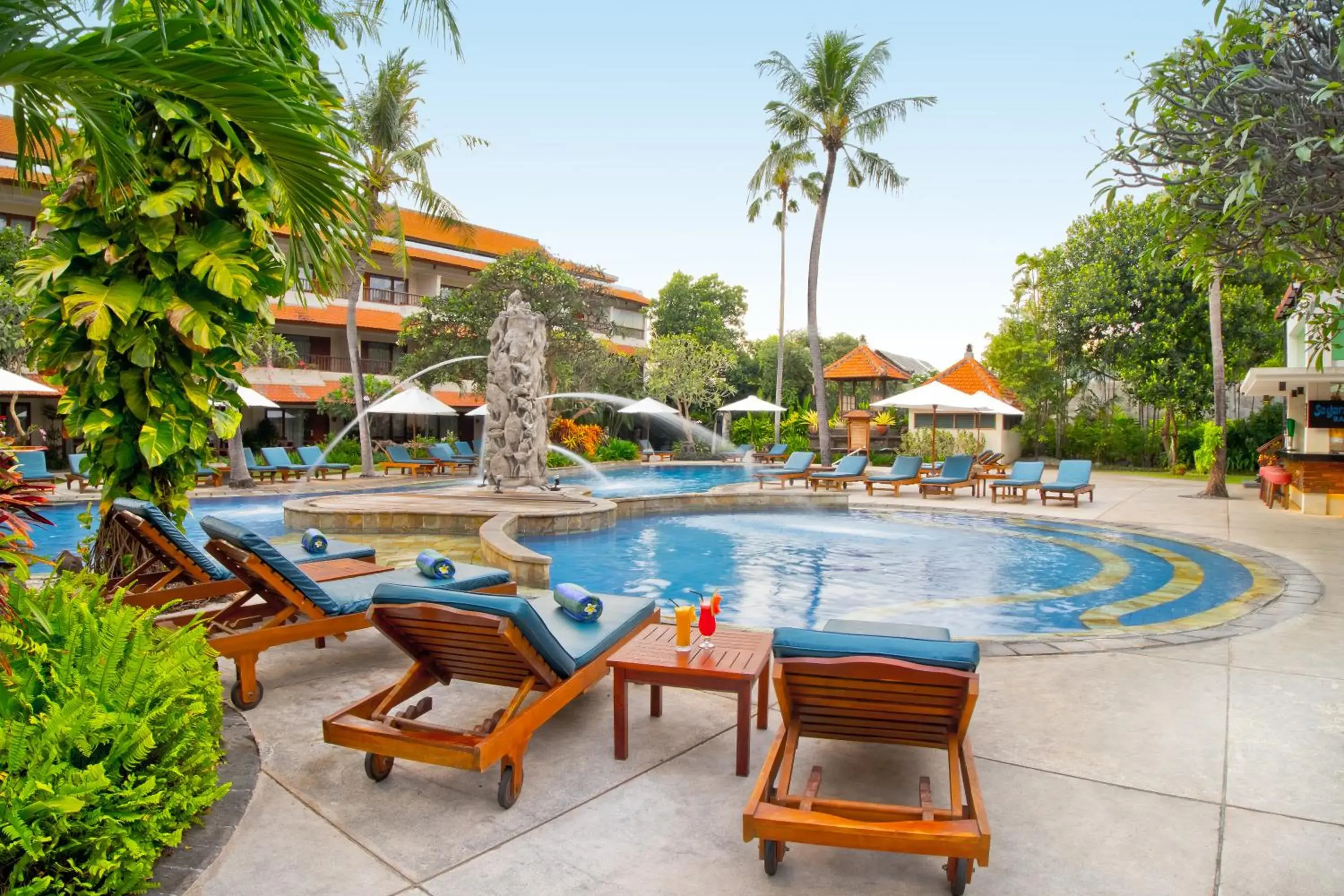 Pool view, Swimming Pool in Bali Rani Hotel