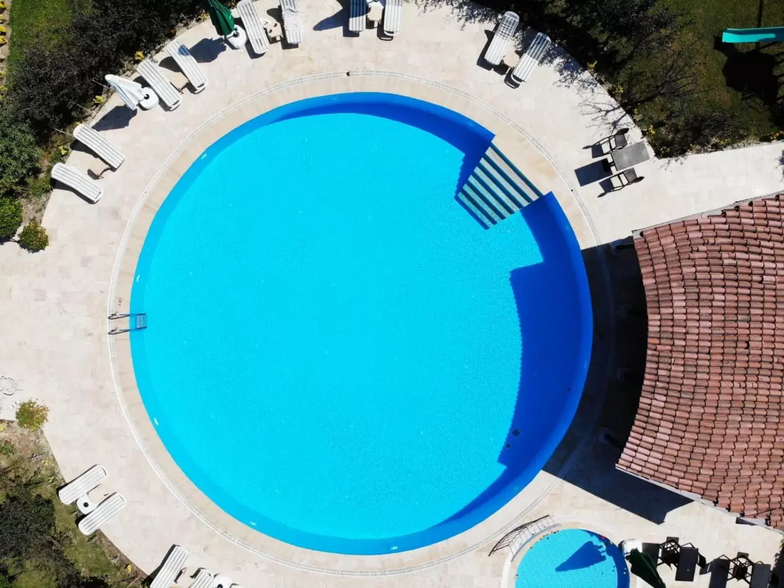 Bird's eye view, Pool View in Hotel Palme Dalyan