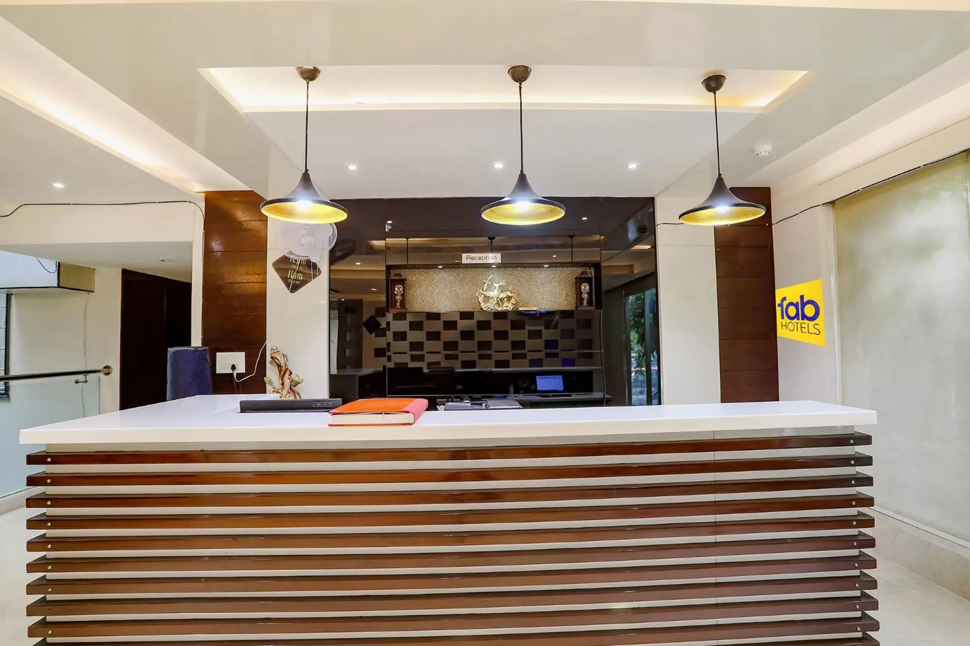 Lobby or reception in FabHotel Grand Stay