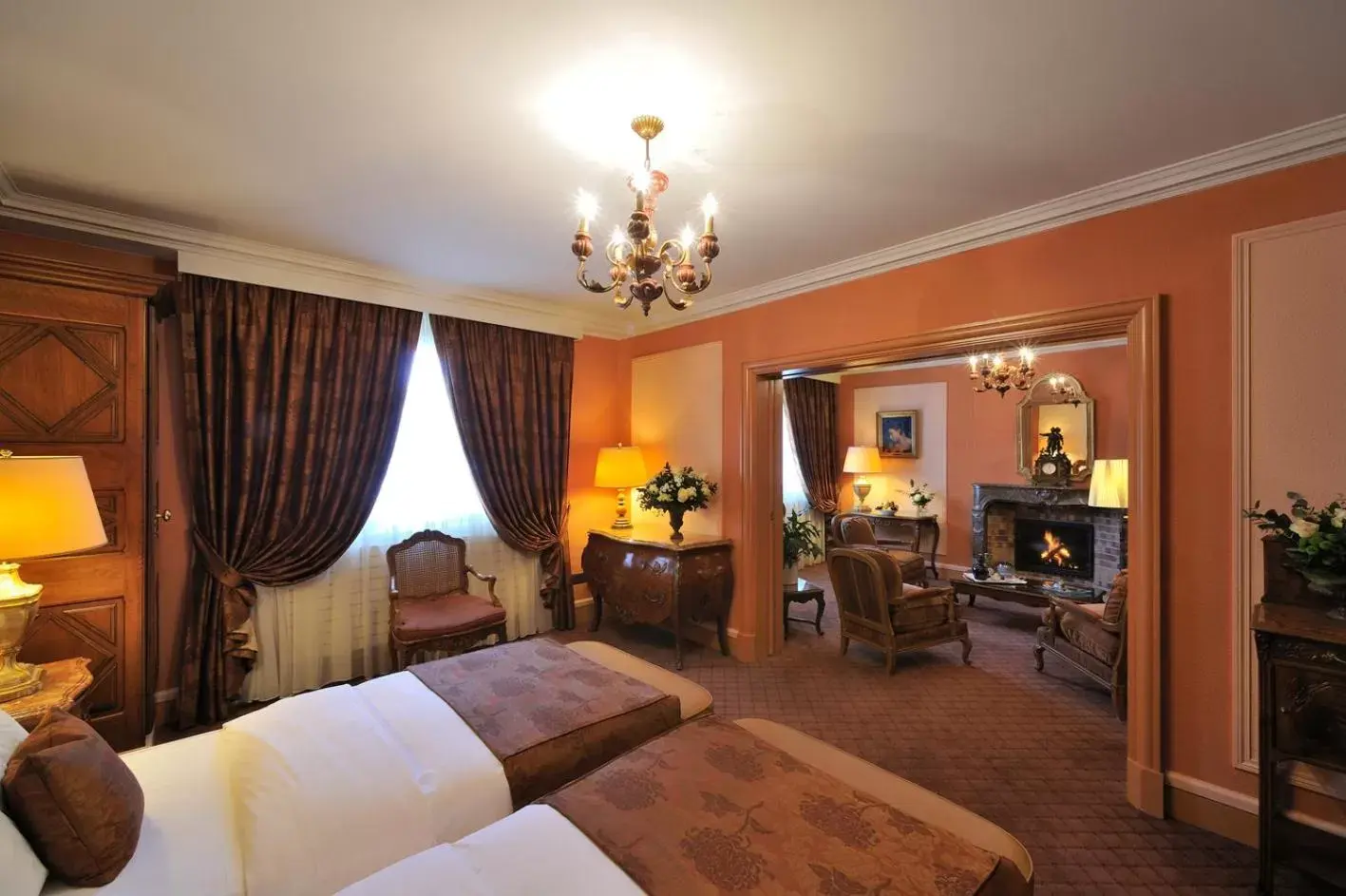 Suite with Twin Beds in Hôtel de la Cigogne