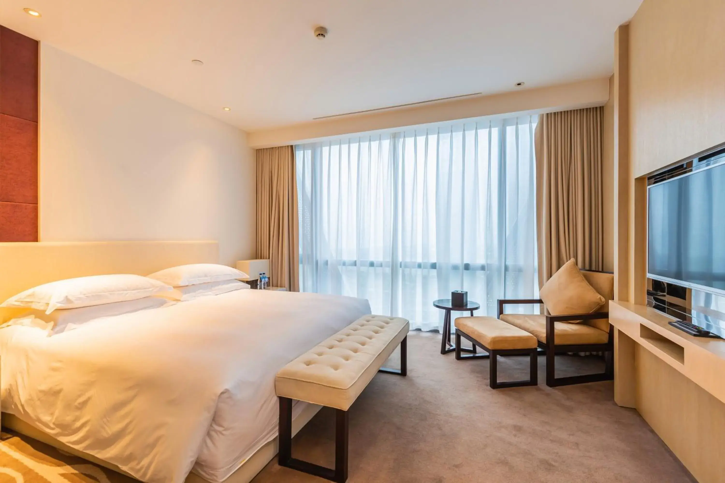 Bedroom, Bed in Hotel Kapok Shenzhen Bay