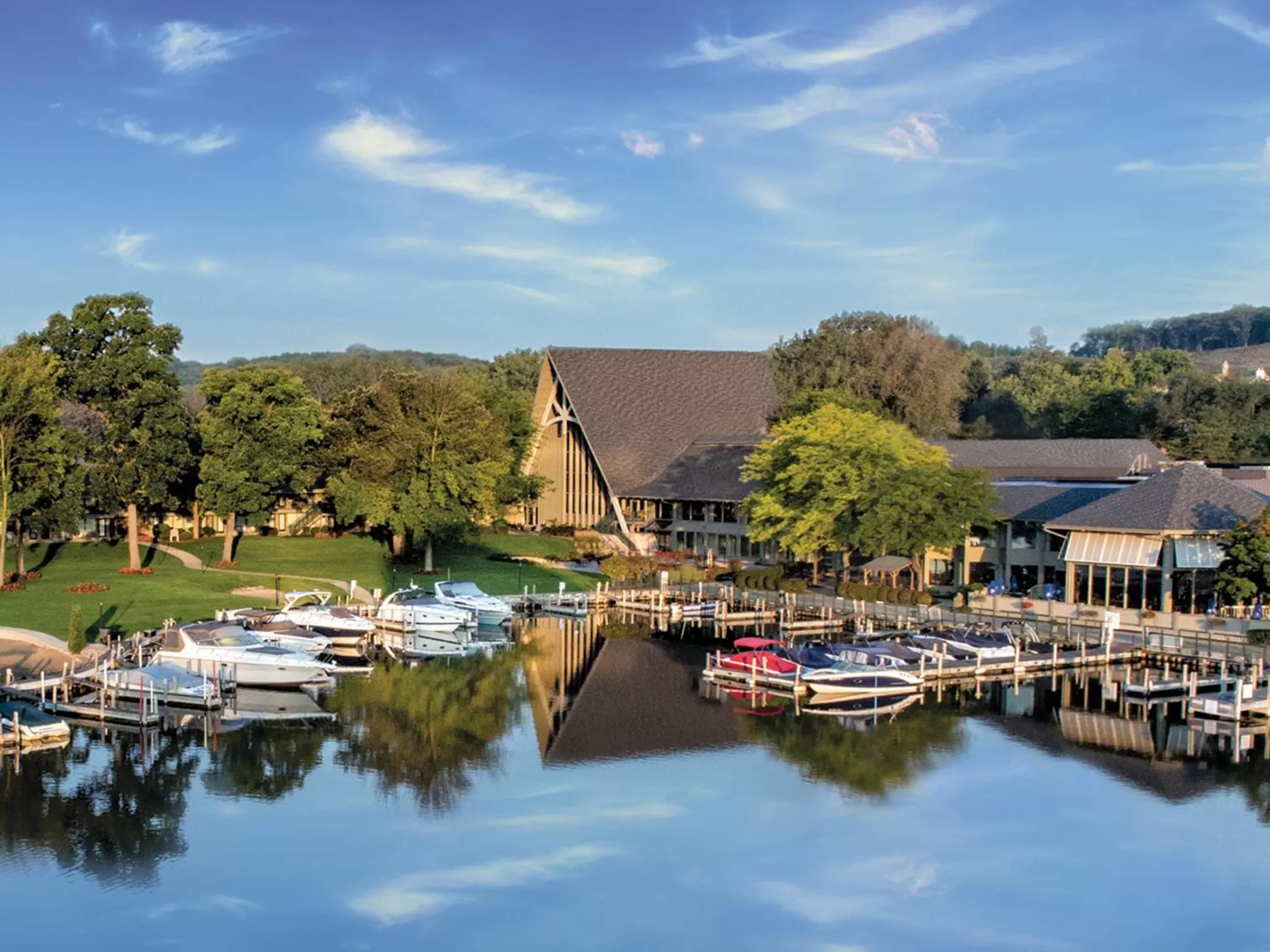Bird's eye view in The Abbey Resort
