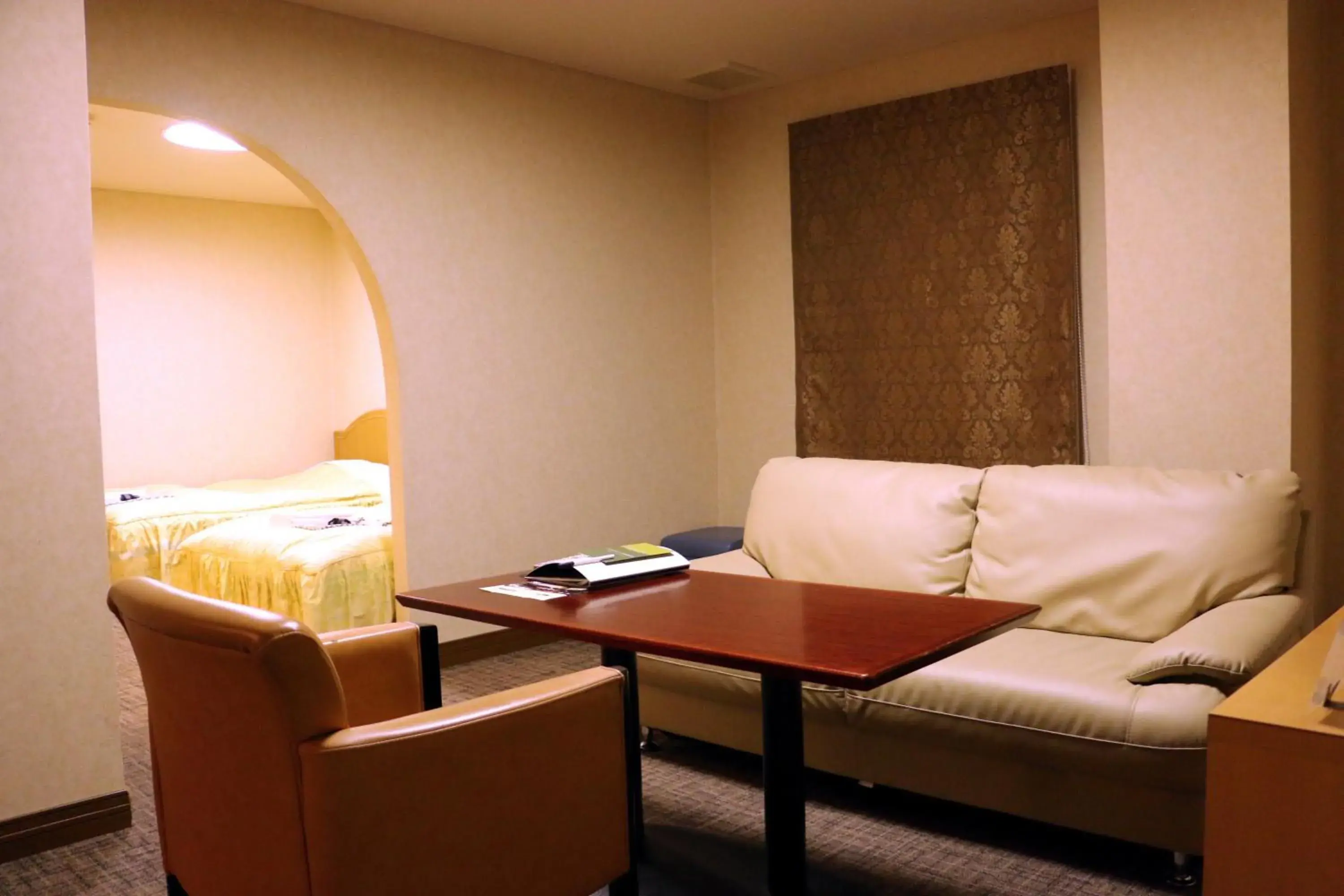 Living room, Seating Area in Nasushiobara Station Hotel