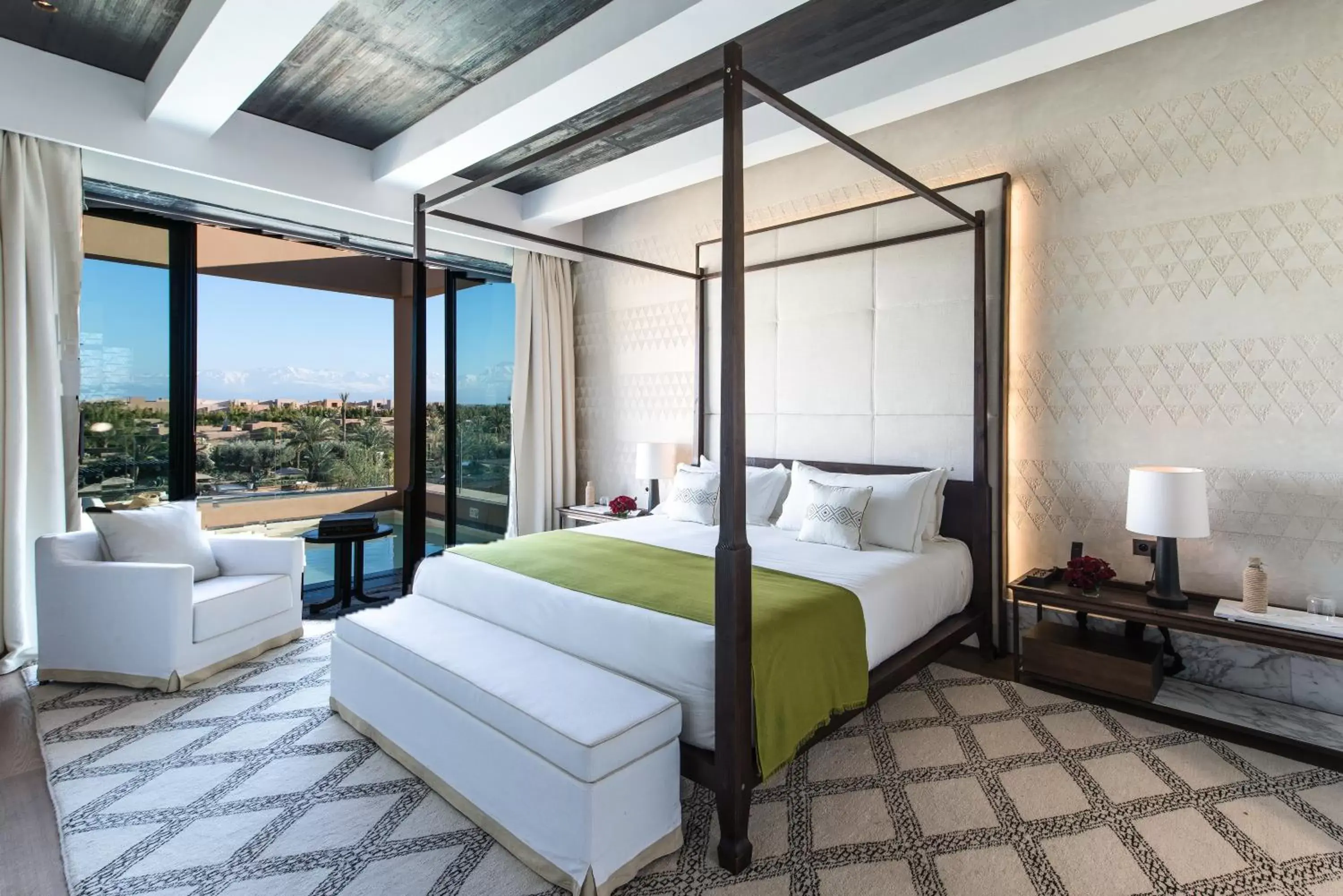 Bed in Mandarin Oriental, Marrakech