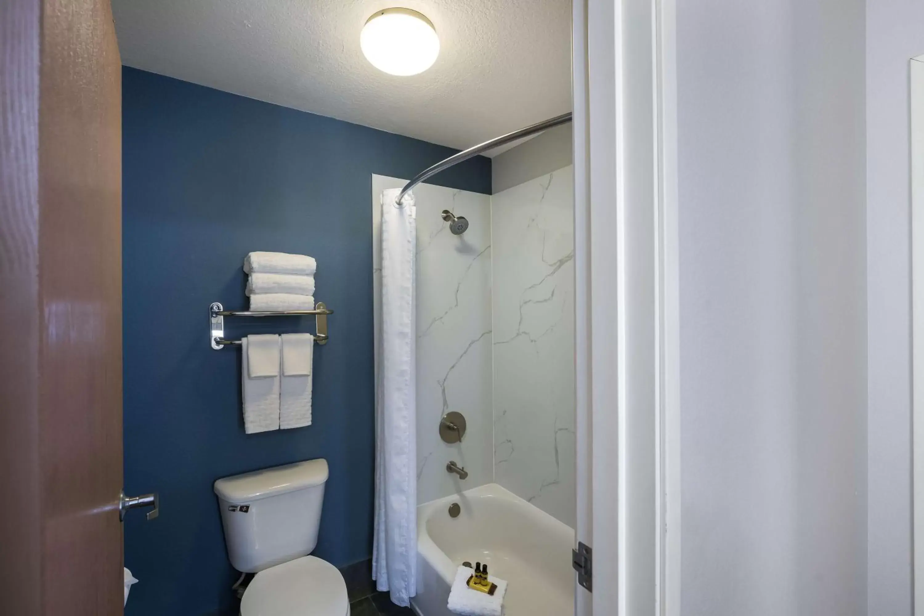Bedroom, Bathroom in Best Western PLUS Mountain View Auburn Inn