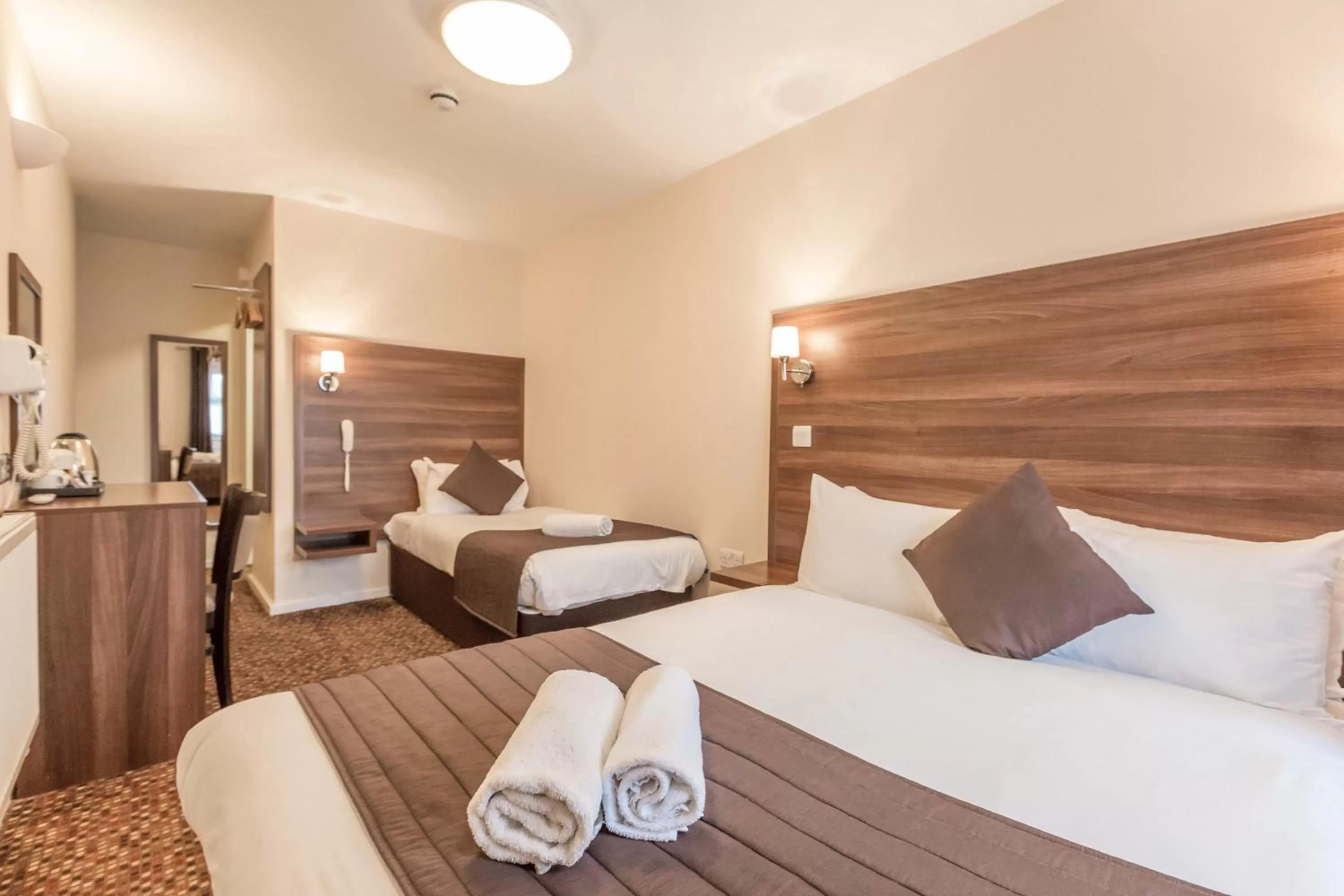 Photo of the whole room, Bed in Prince Regent Hotel Excel London