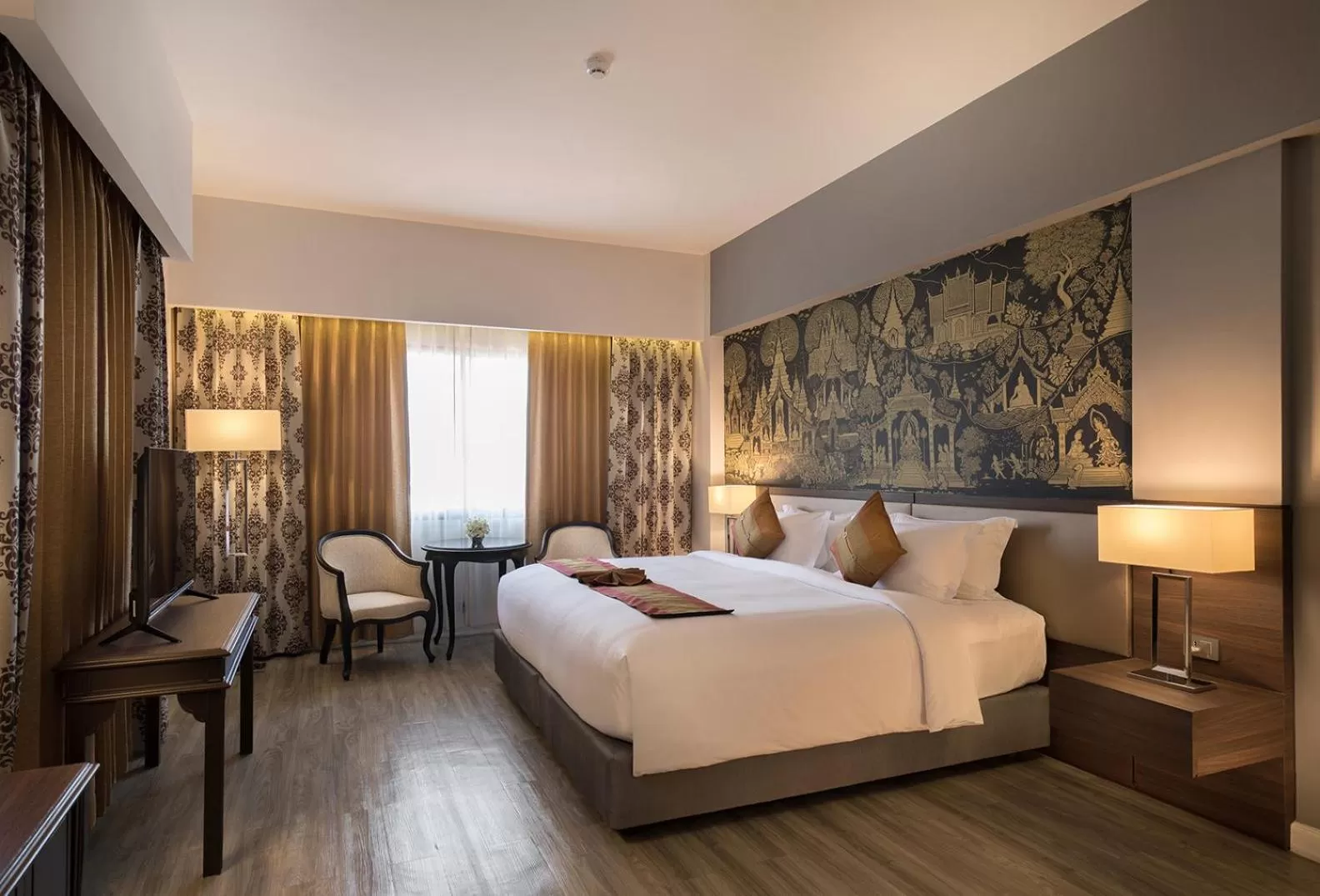 Photo of the whole room, Bed in The Heritage Chiang Rai Hotel and Convention