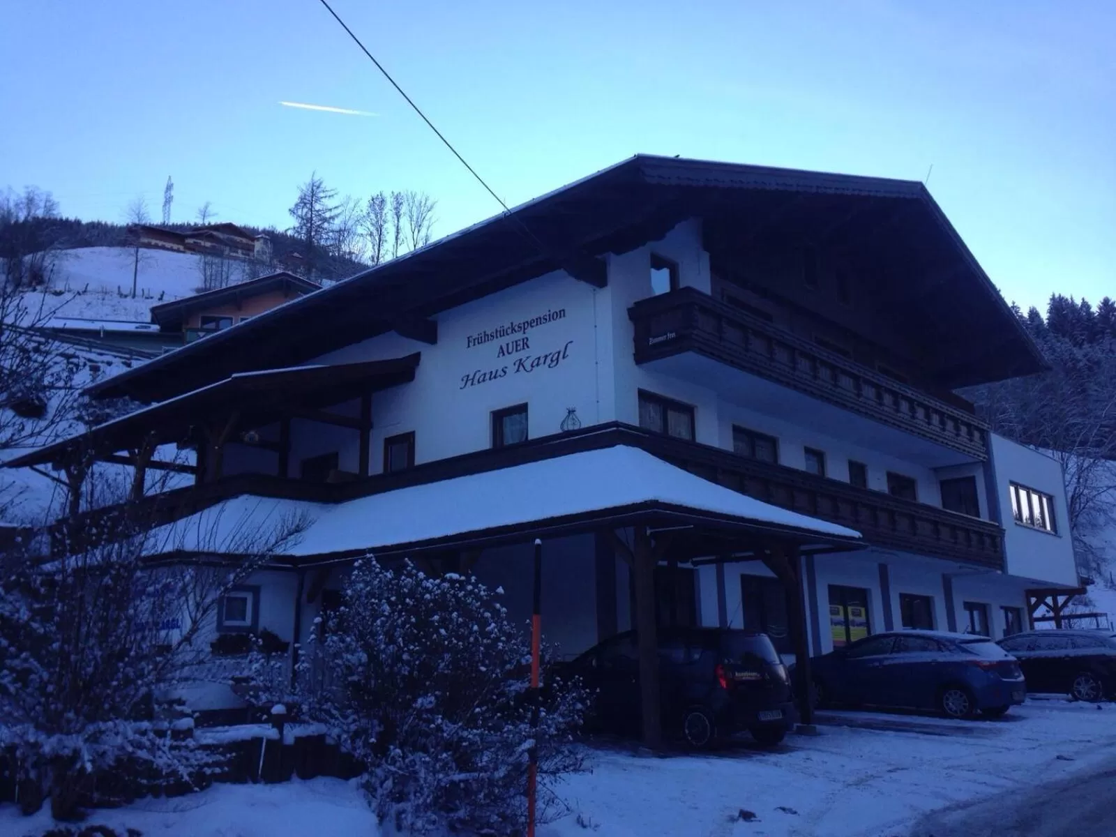 Property building, Winter in Frühstückspension Auer - Haus Kargl