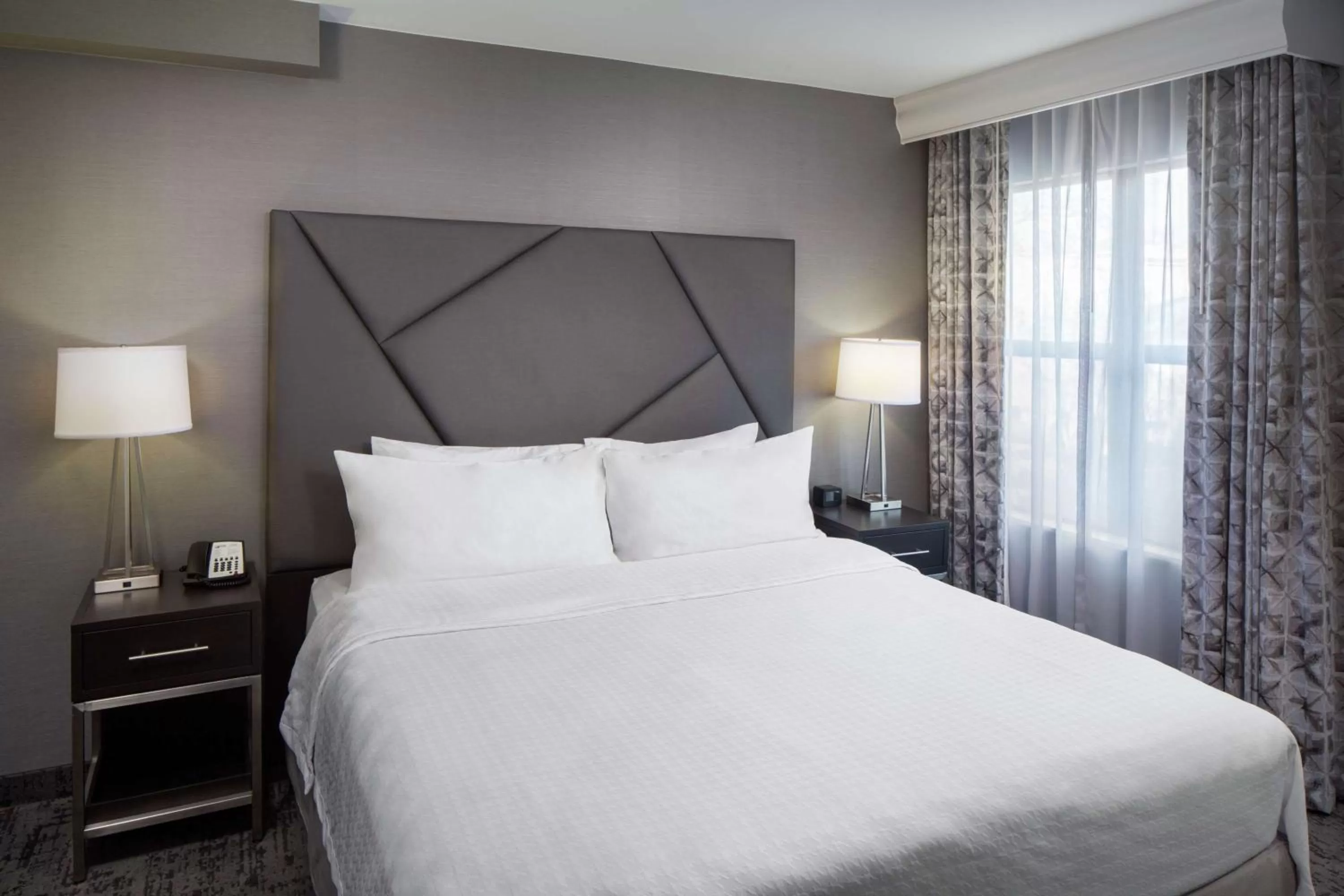 Bed in Homewood Suites by Hilton Atlanta Lenox Buckhead