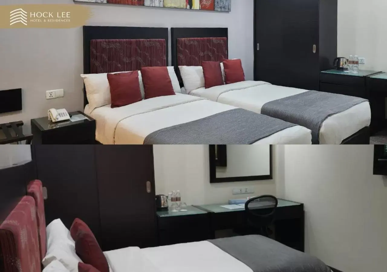 Bed in Hock Lee Hotel & Residences