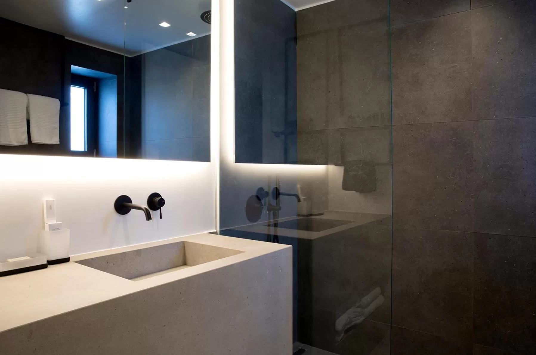 Bathroom in The Alex Monte Kastella, Santikos Collection