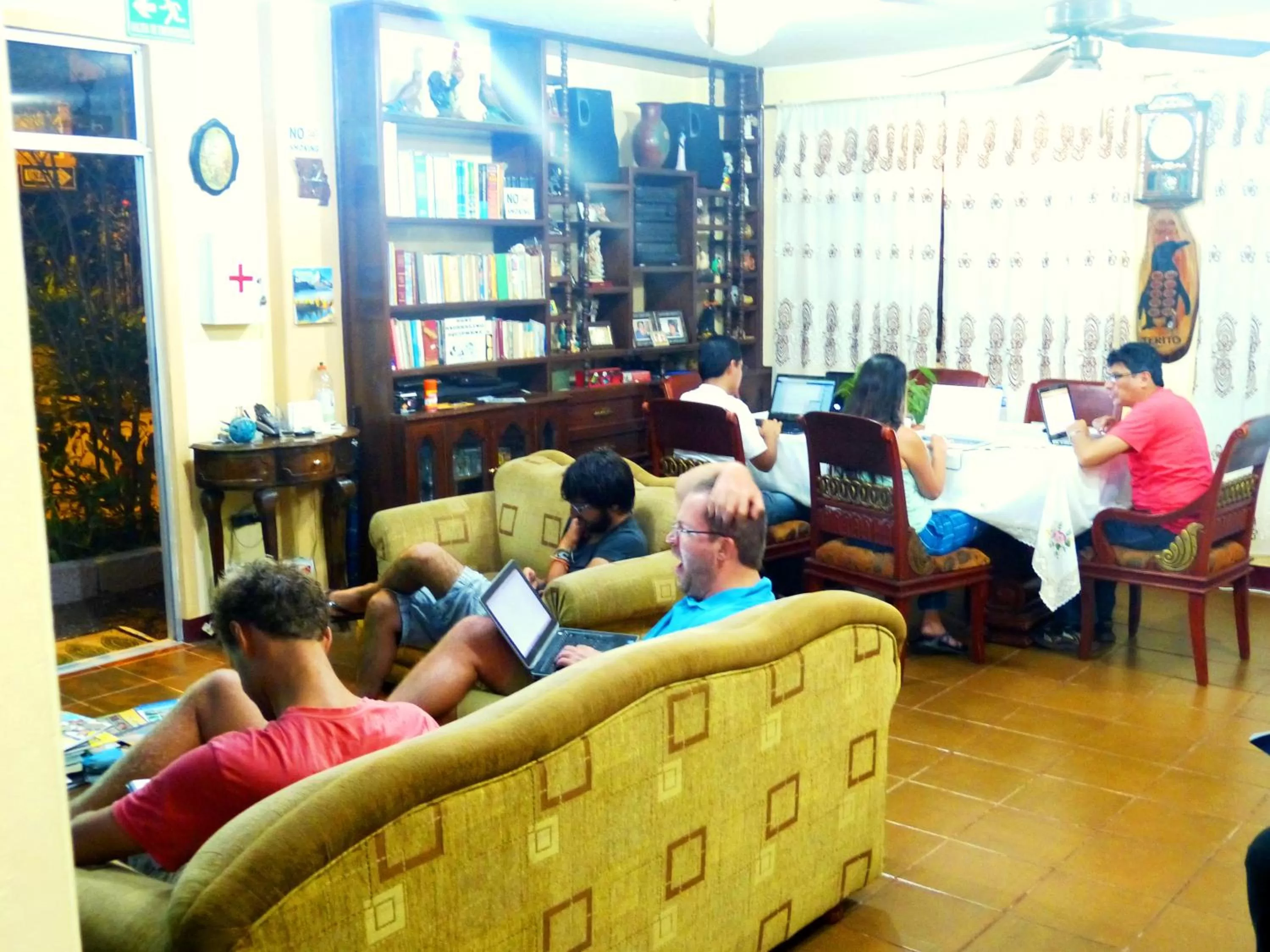 Evening entertainment in Hostal Terito