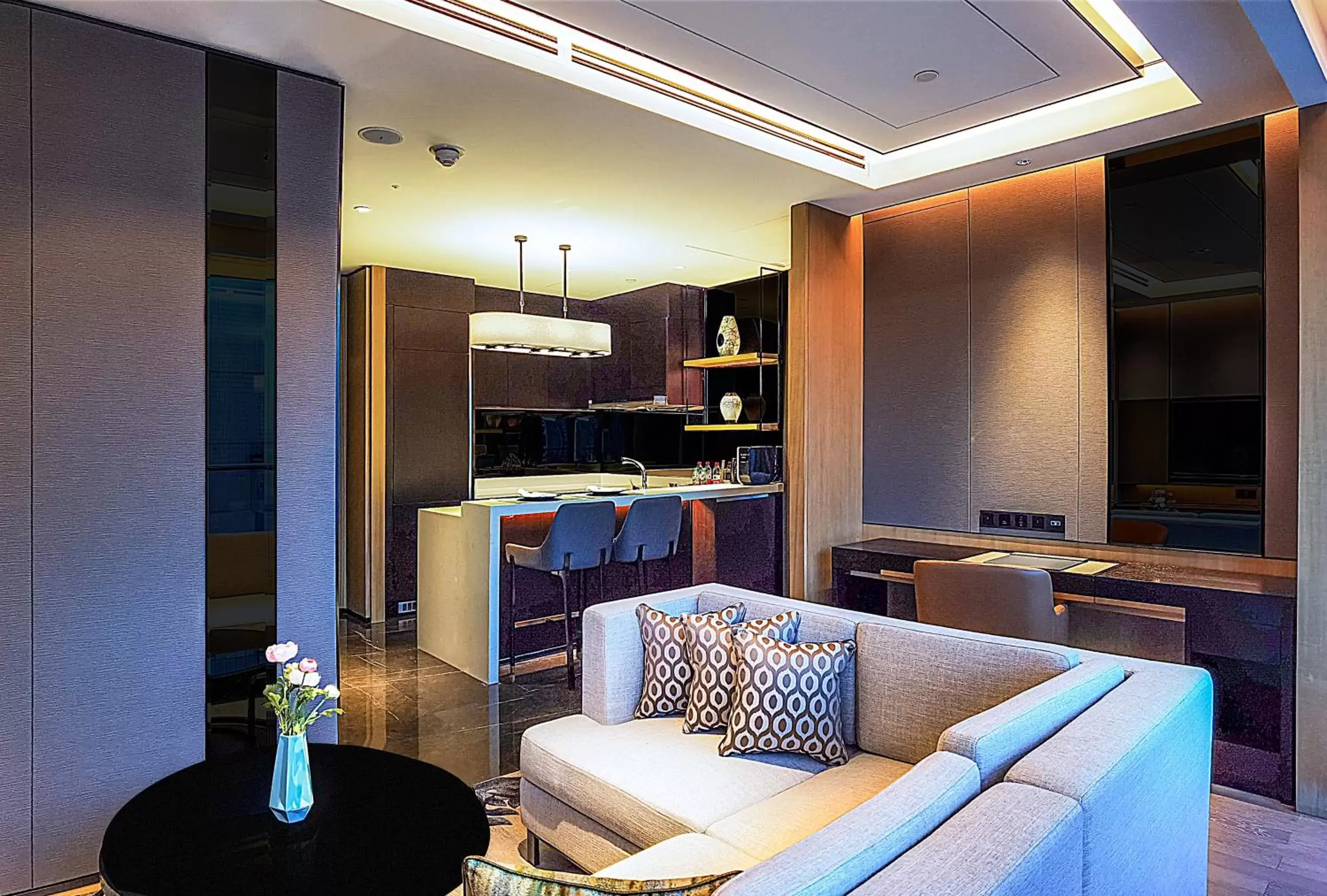 Living room, Seating Area in Kempinski Residences Guangzhou