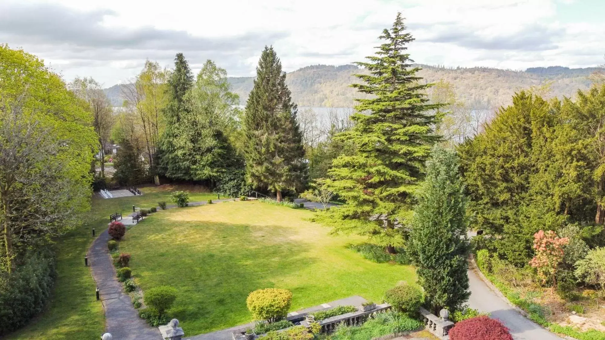 Bird's eye view in Windermere Manor Hotel