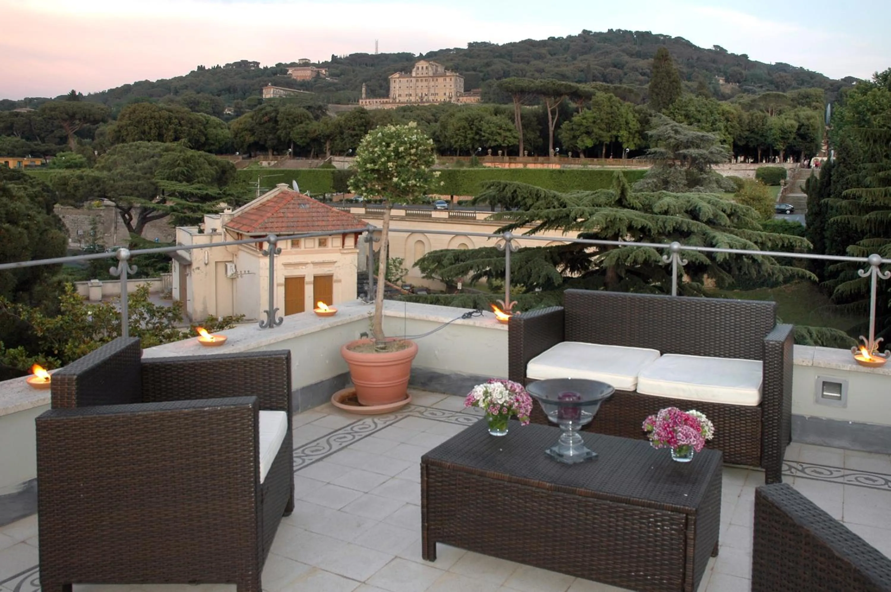 Balcony/Terrace in Hotel Flora