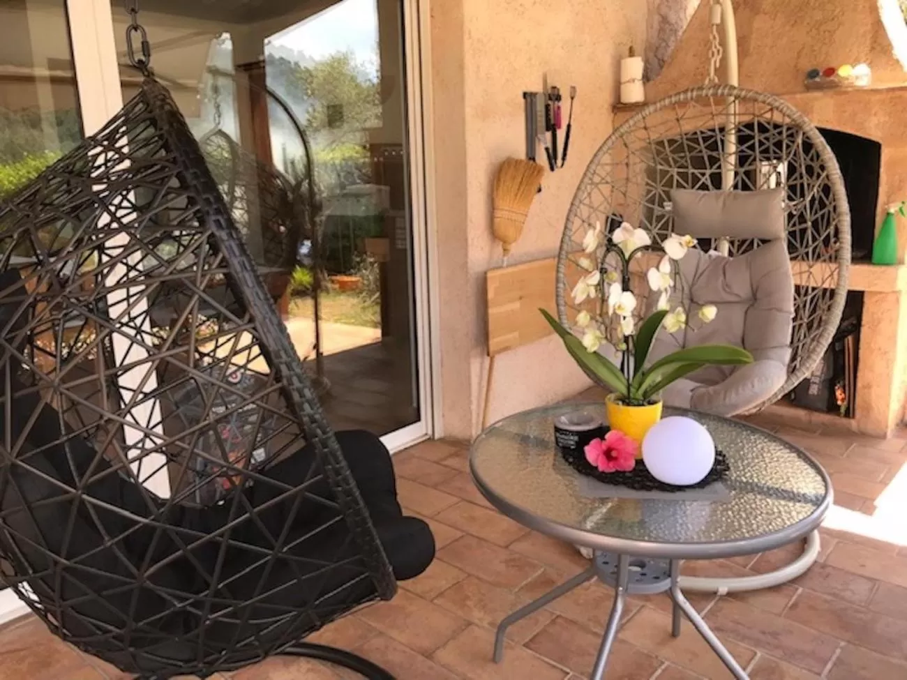 Patio in villa santa rita