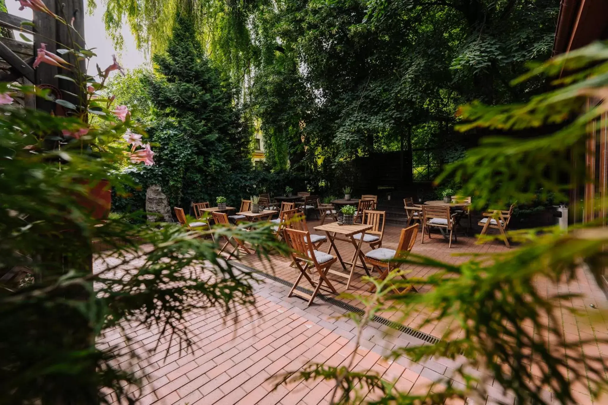 Patio in Hotel Rinno