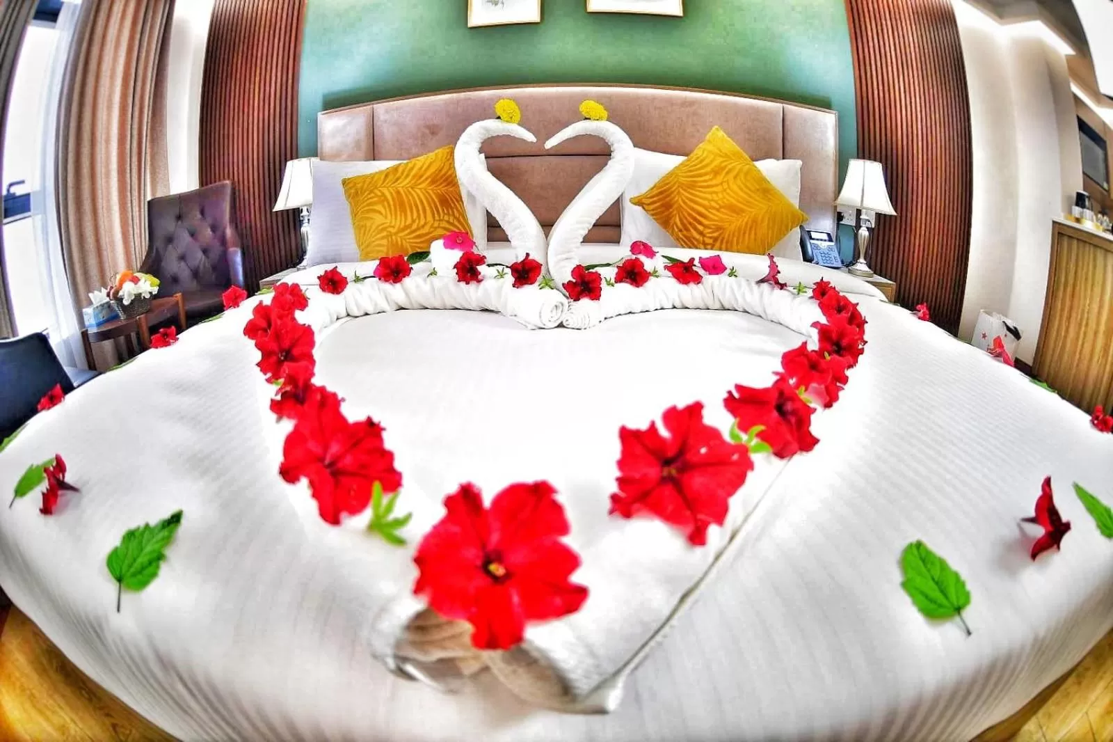 Decorative detail, Bed in Al Salam Hotel