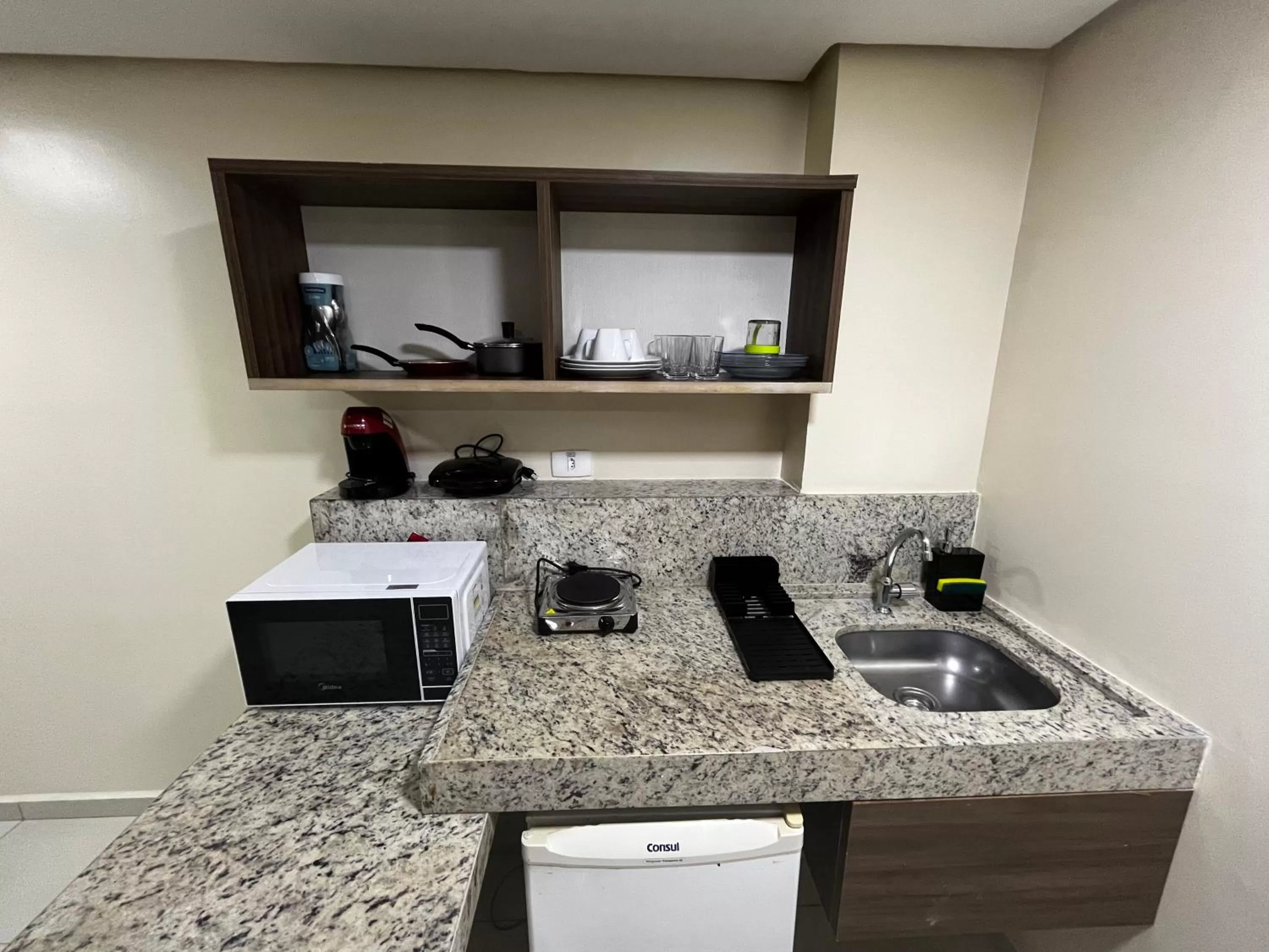 Kitchen or kitchenette, Kitchen/Kitchenette in Flat beira mar Tambaú